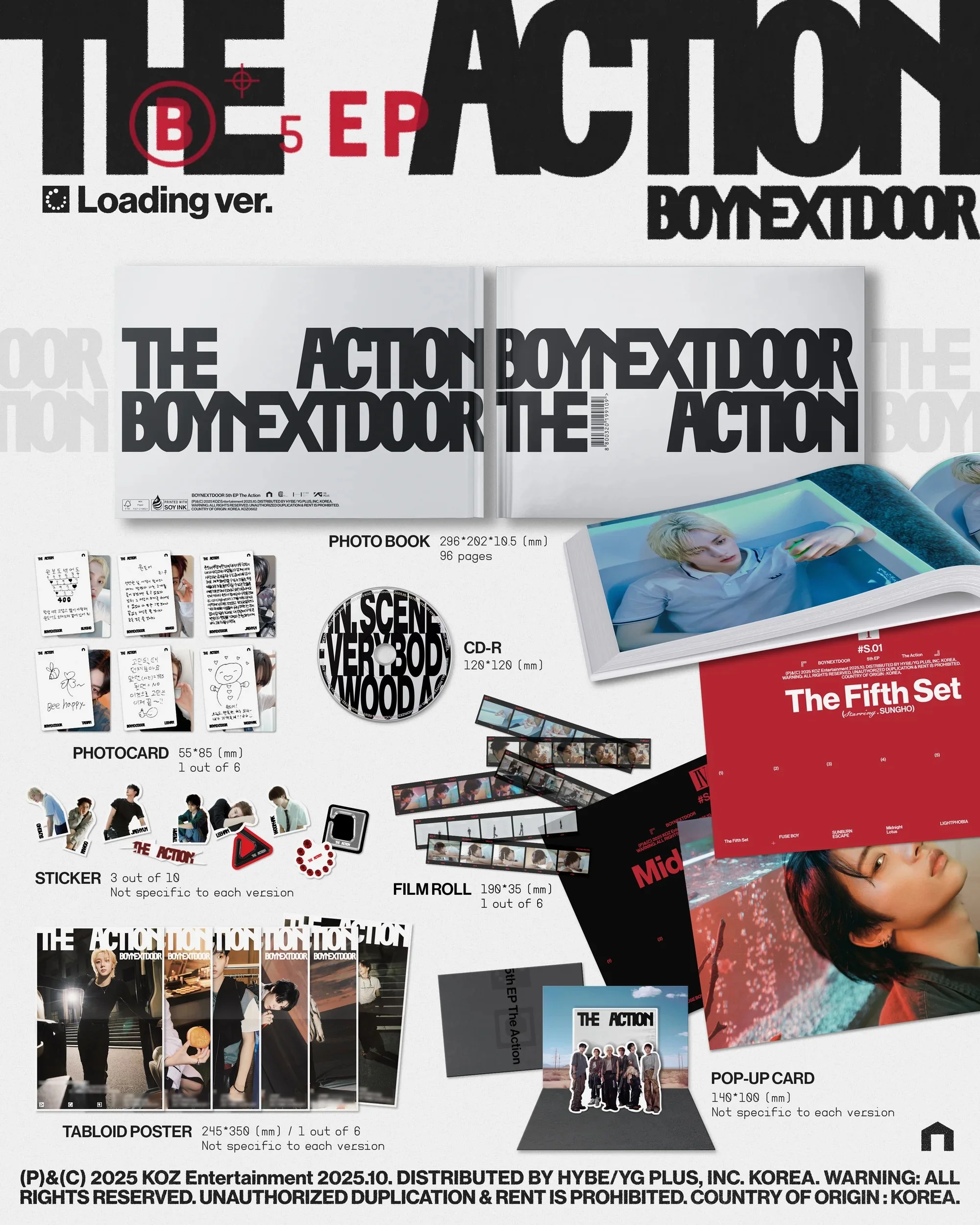 5th EP [The Action] (Loading ver. CD) - Image 2