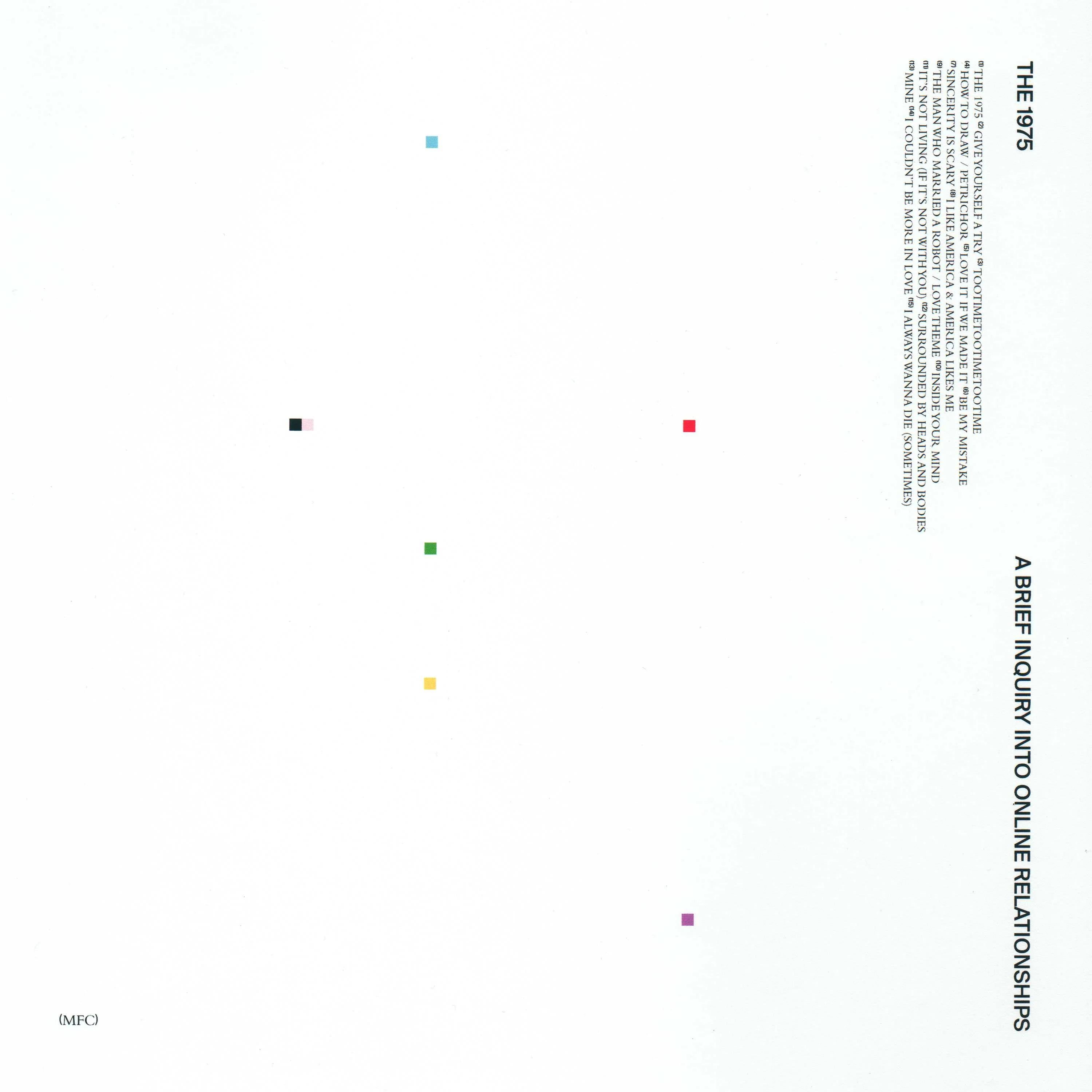 A Brief Inquiry Into Online Relationships (CD)