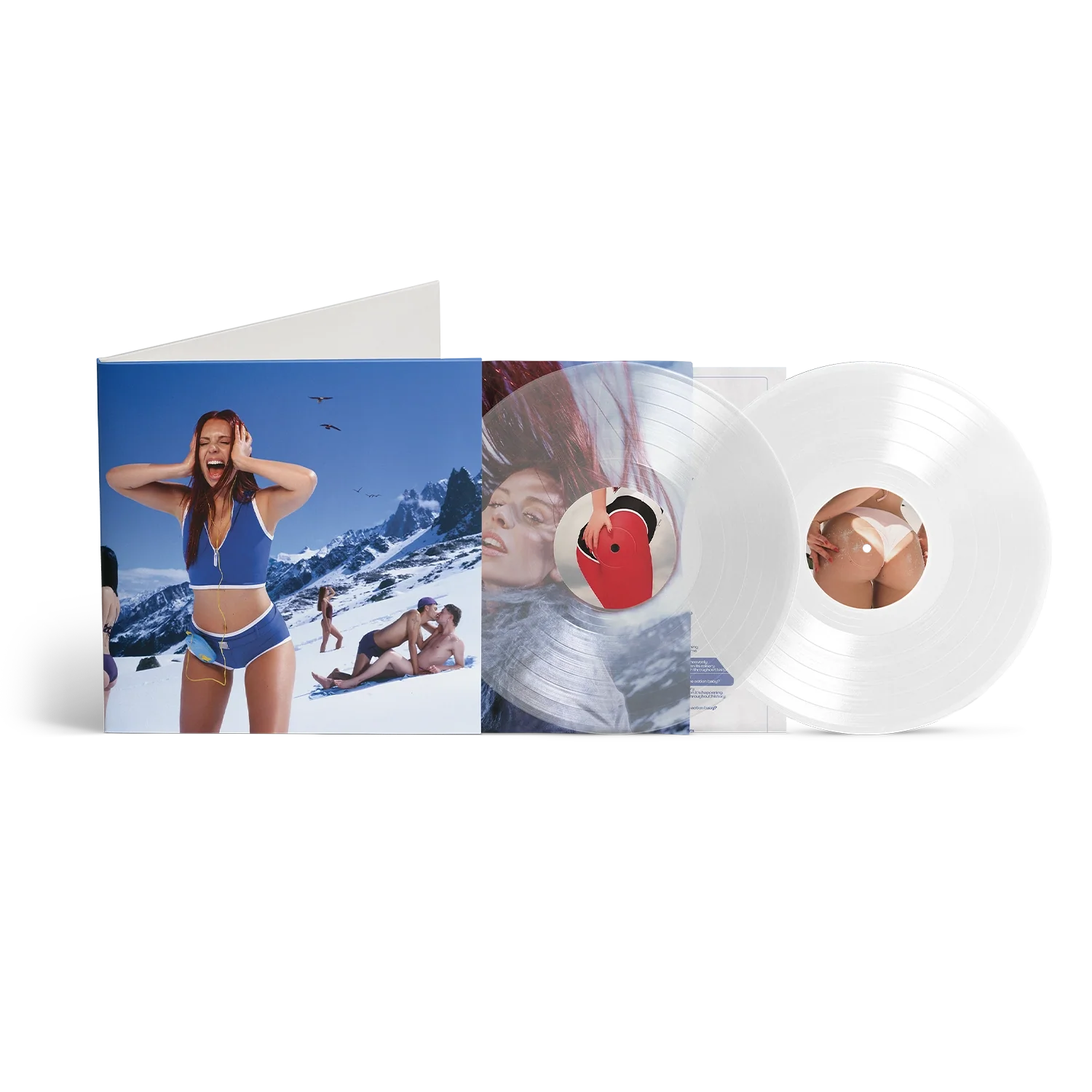 A Little Louder, Please (Deluxe) White & Clear 2LP + Signed Art Card Bundle - Image 3