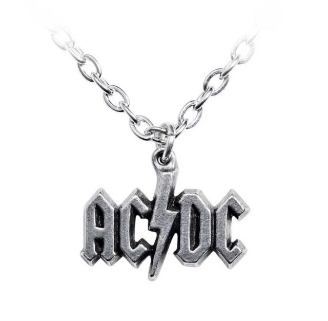 AC/DC Lightning Logo Necklace (Necklace)