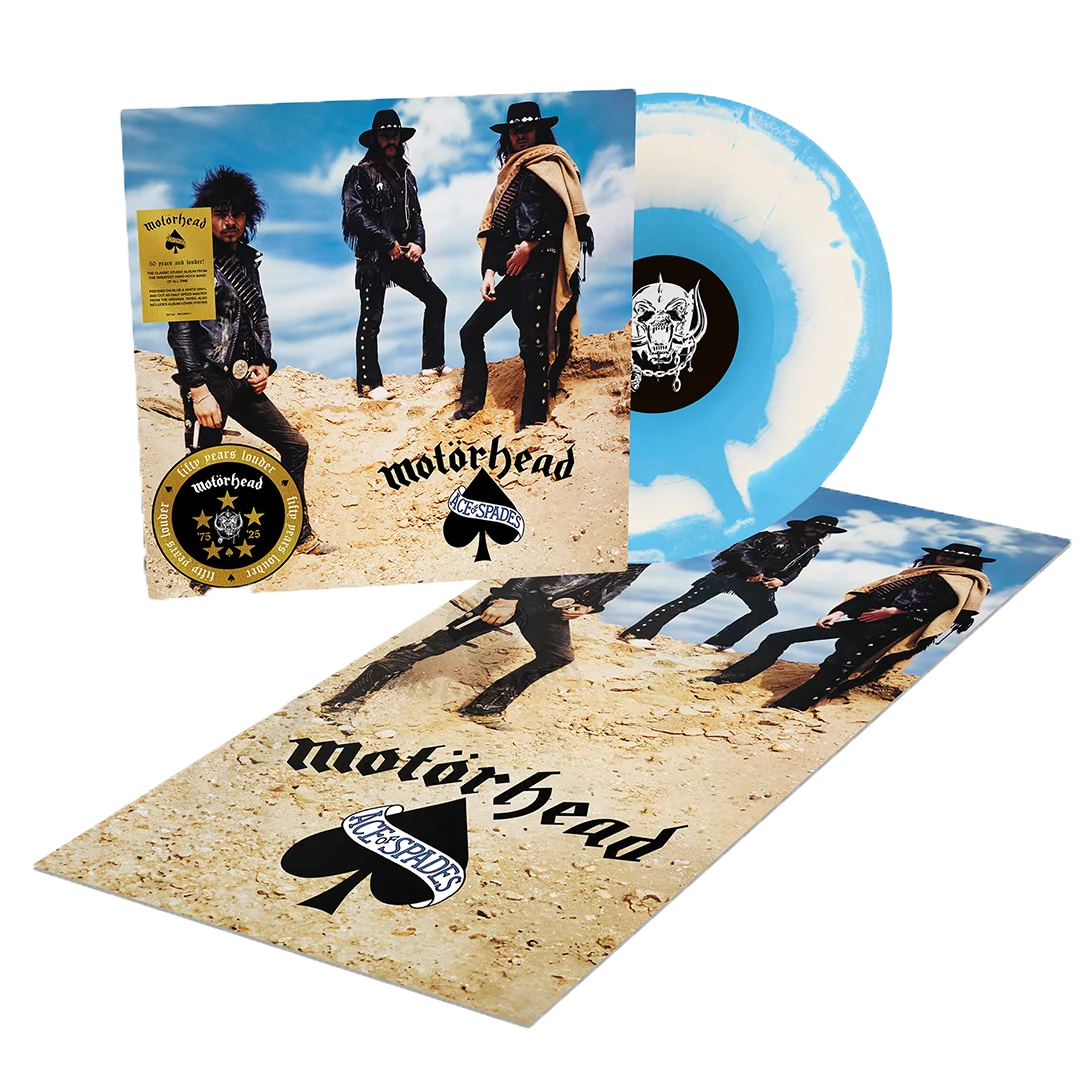 Ace of Spades (50th Anniversary Edition Half Speed Blue & White LP)