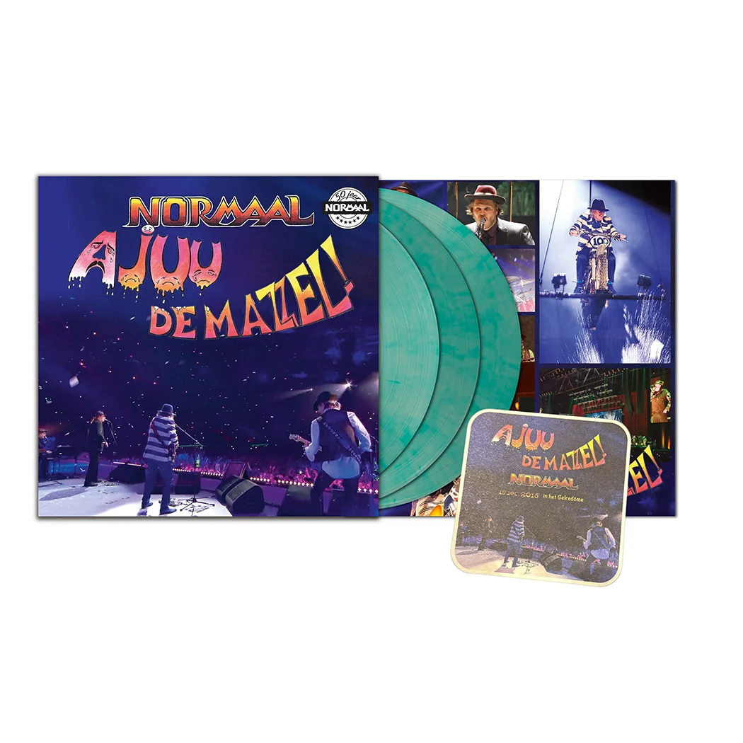 Ajuu De Mazzel! Coke Bottle 3LP + Bierviltje)