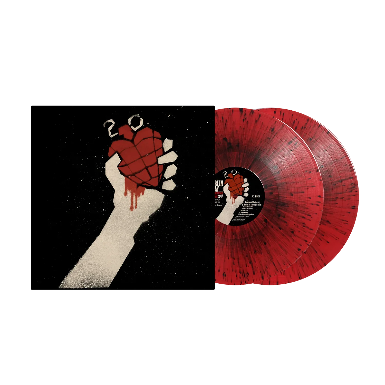 American Idiot (20th Anniversary Deluxe Red Black Splattered 2LP)