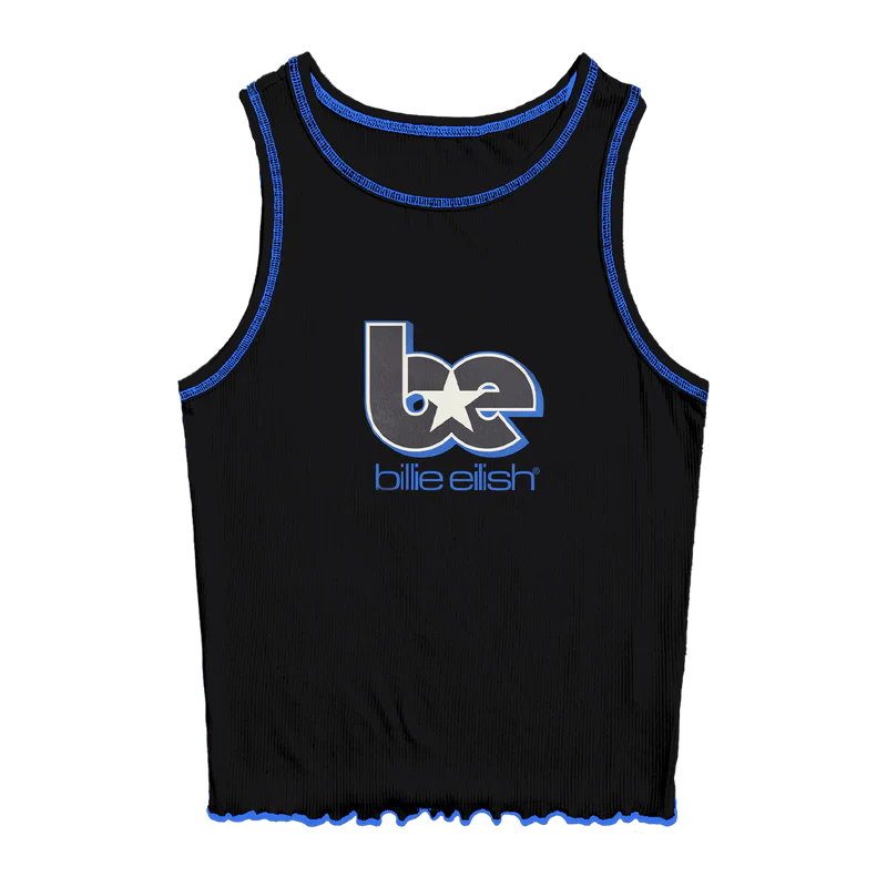 BE Black Contrast Stitch Tank - Image 2