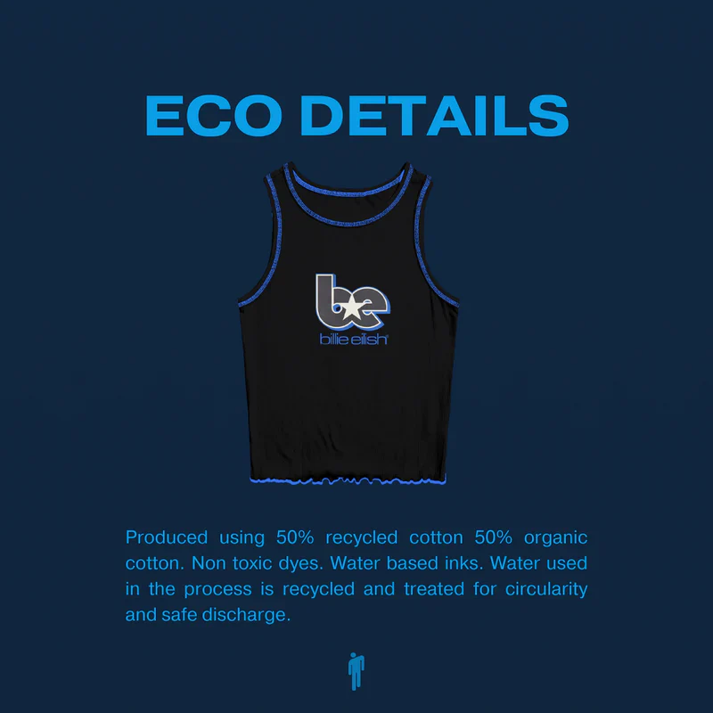BE Black Contrast Stitch Tank - Image 3