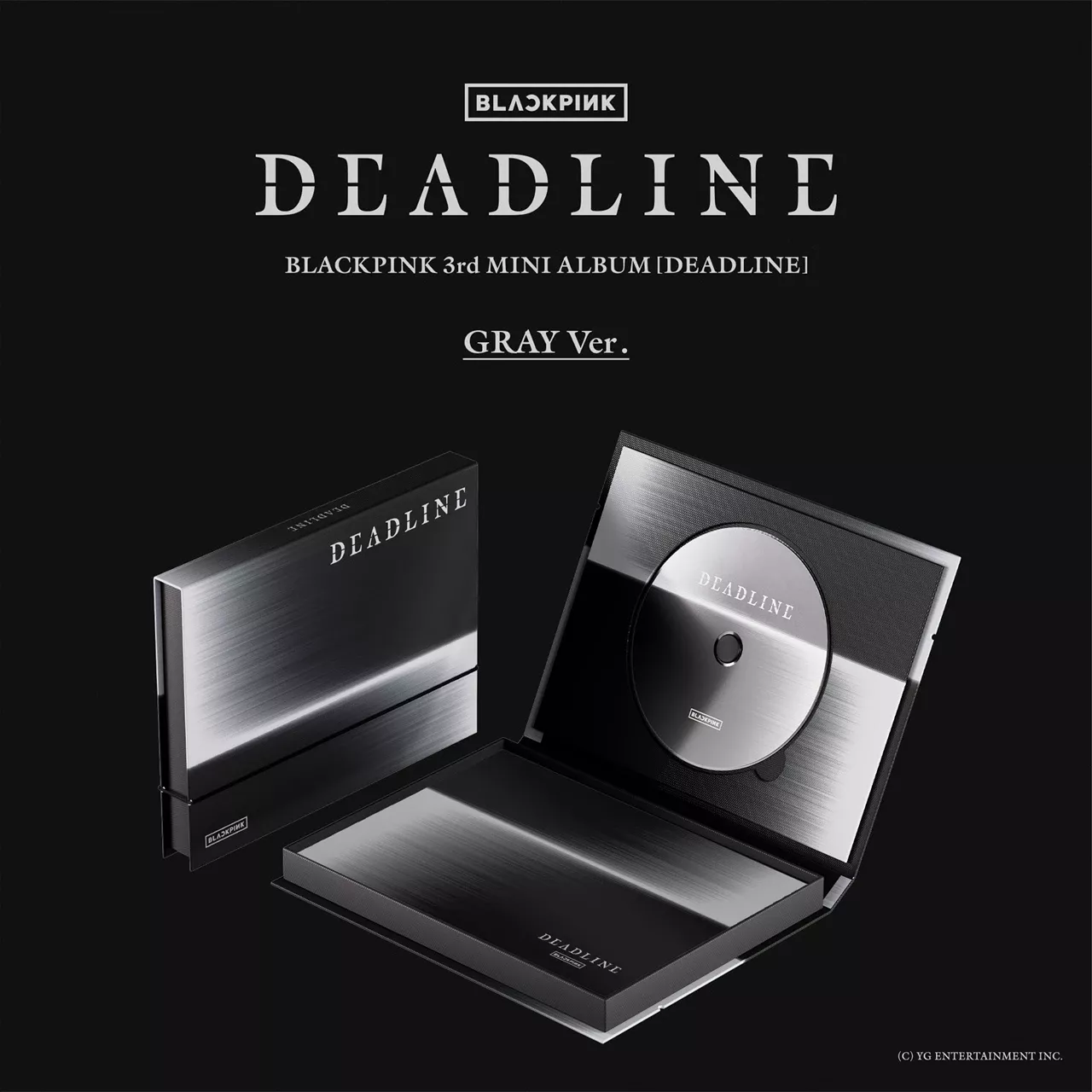 BLACKPINK 3rd MINI ALBUM (DEADLINE) GRAY Version - Image 2