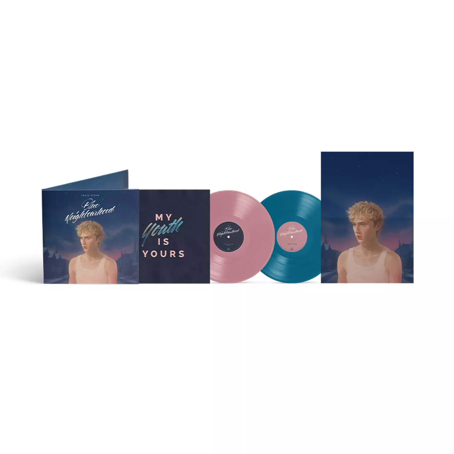 Blue Neighbourhood 'Ten Years On' - Limited Edition Blush & Blue 2LP Vinyl - Image 2