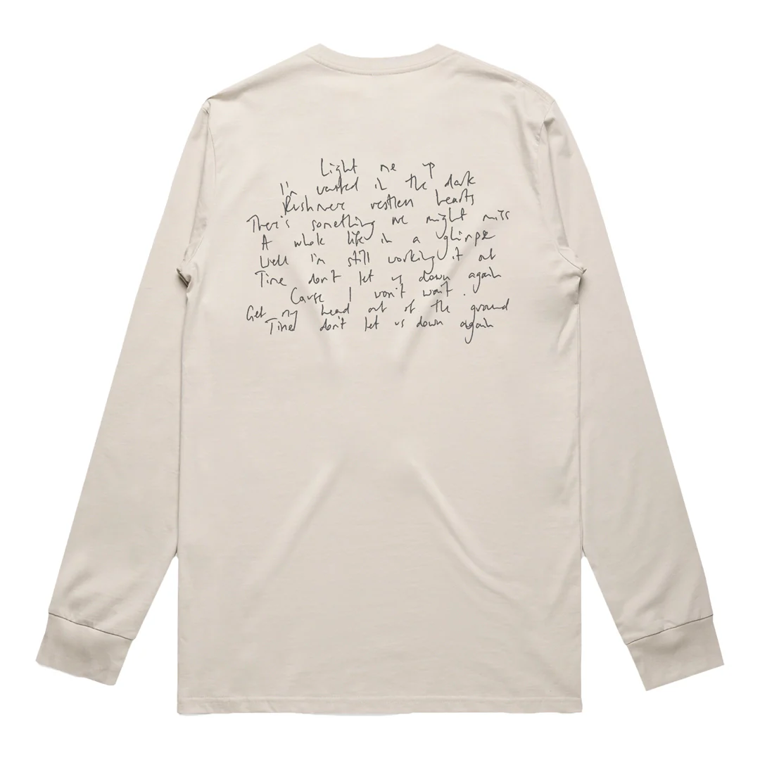Bone Long Sleeve Lyric T-Shirt - Image 2