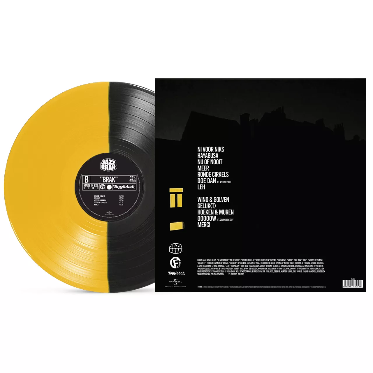 BRAK (3Y Anniversary Black & Yellow Split LP) - Image 2