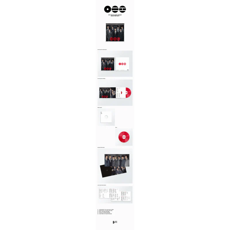 BTS The 5th Album 'ARIRANG' (Group Red Vinyl) - Image 2