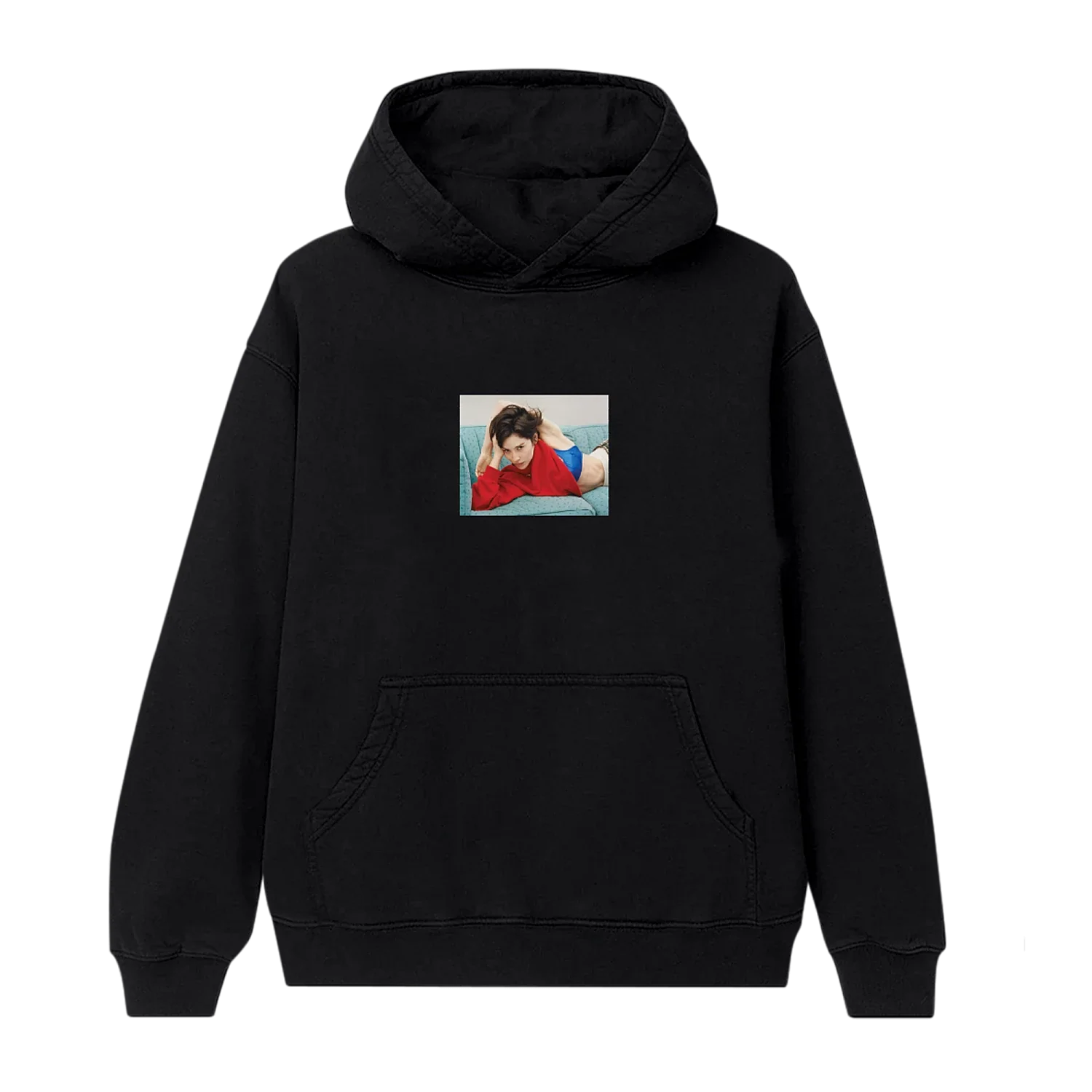 Daughter from Hell G.A. Photo Black Hoodie - Image 2
