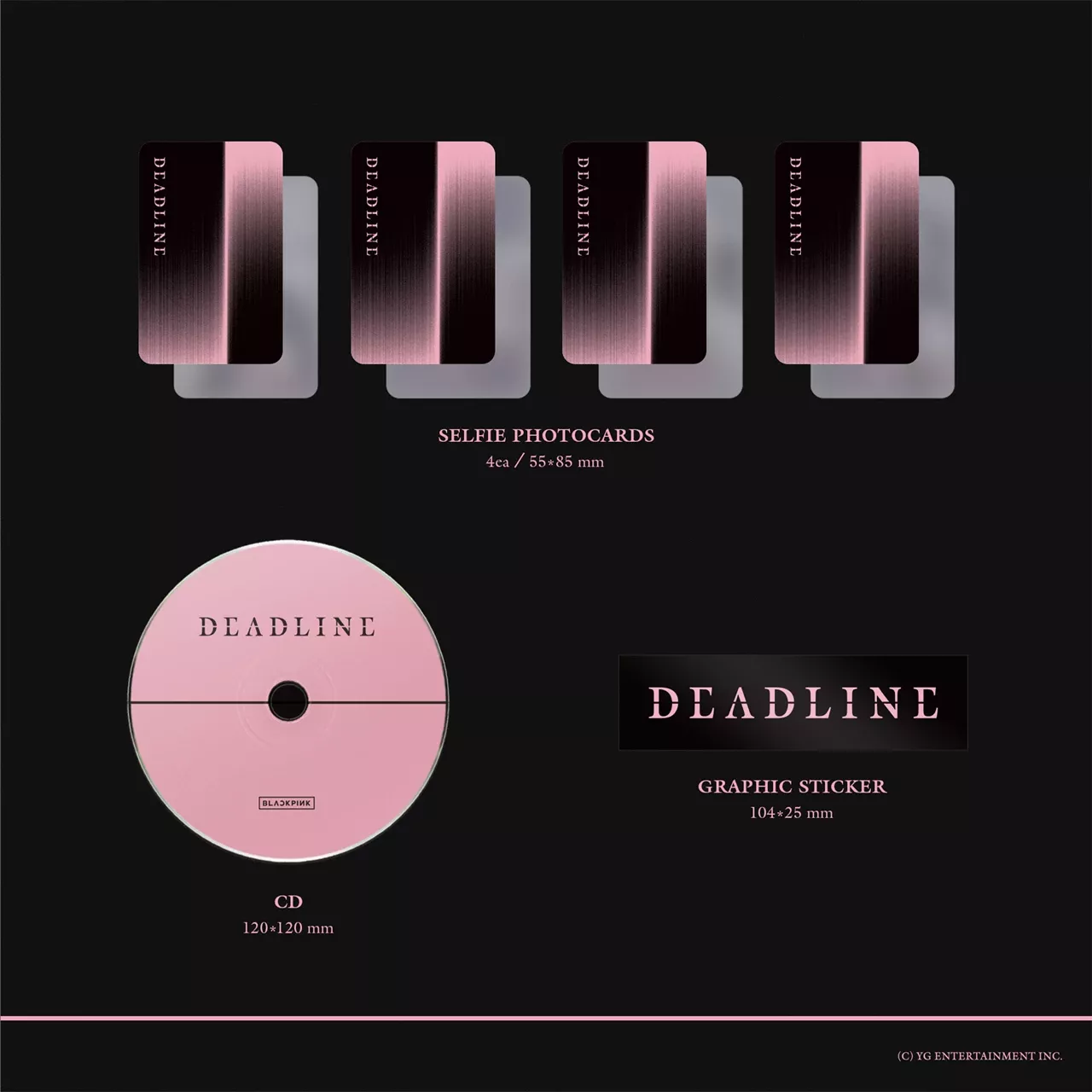 BLACKPINK 3rd MINI ALBUM (DEADLINE) BLACK Version