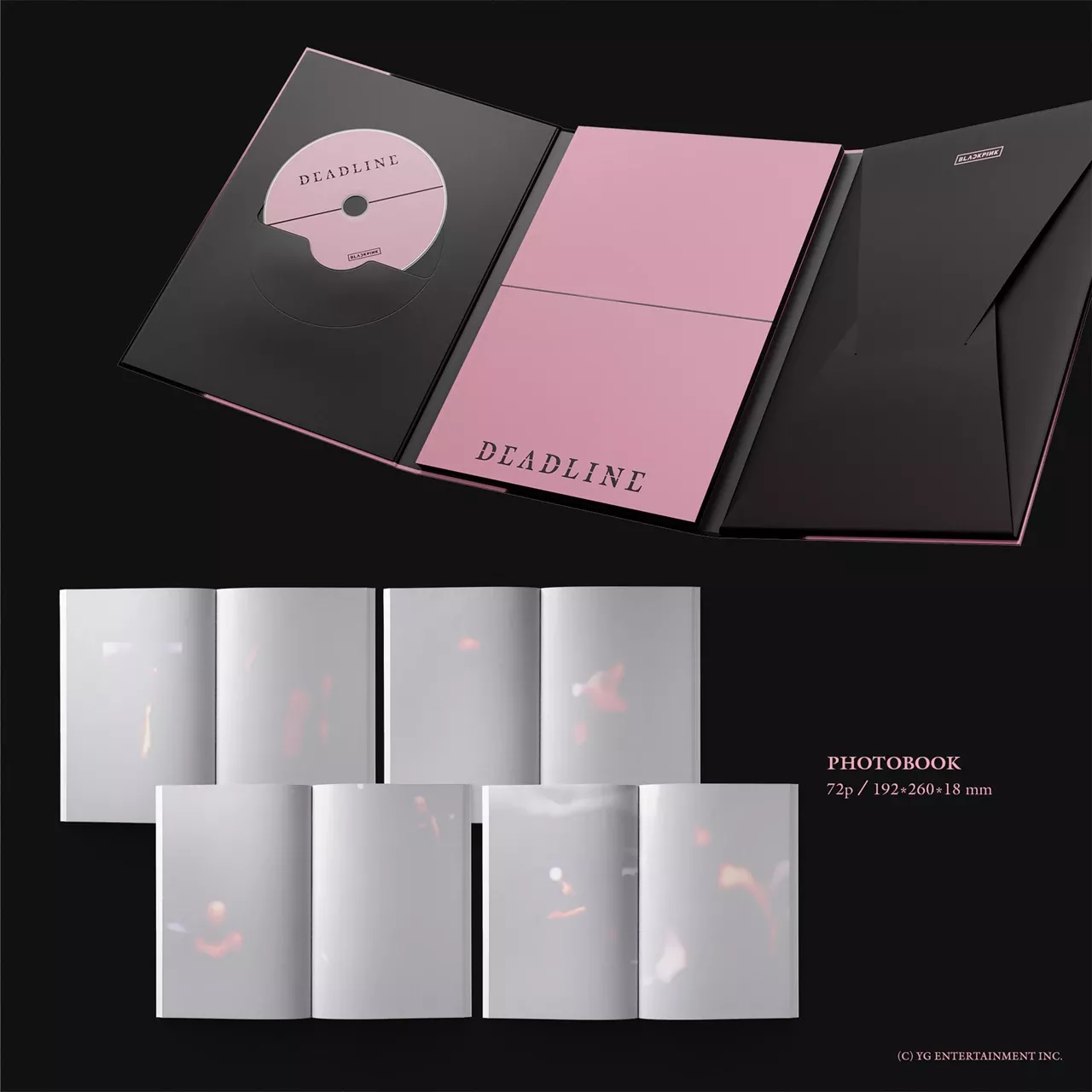 BLACKPINK 3rd MINI ALBUM (DEADLINE) BLACK Version - Image 3