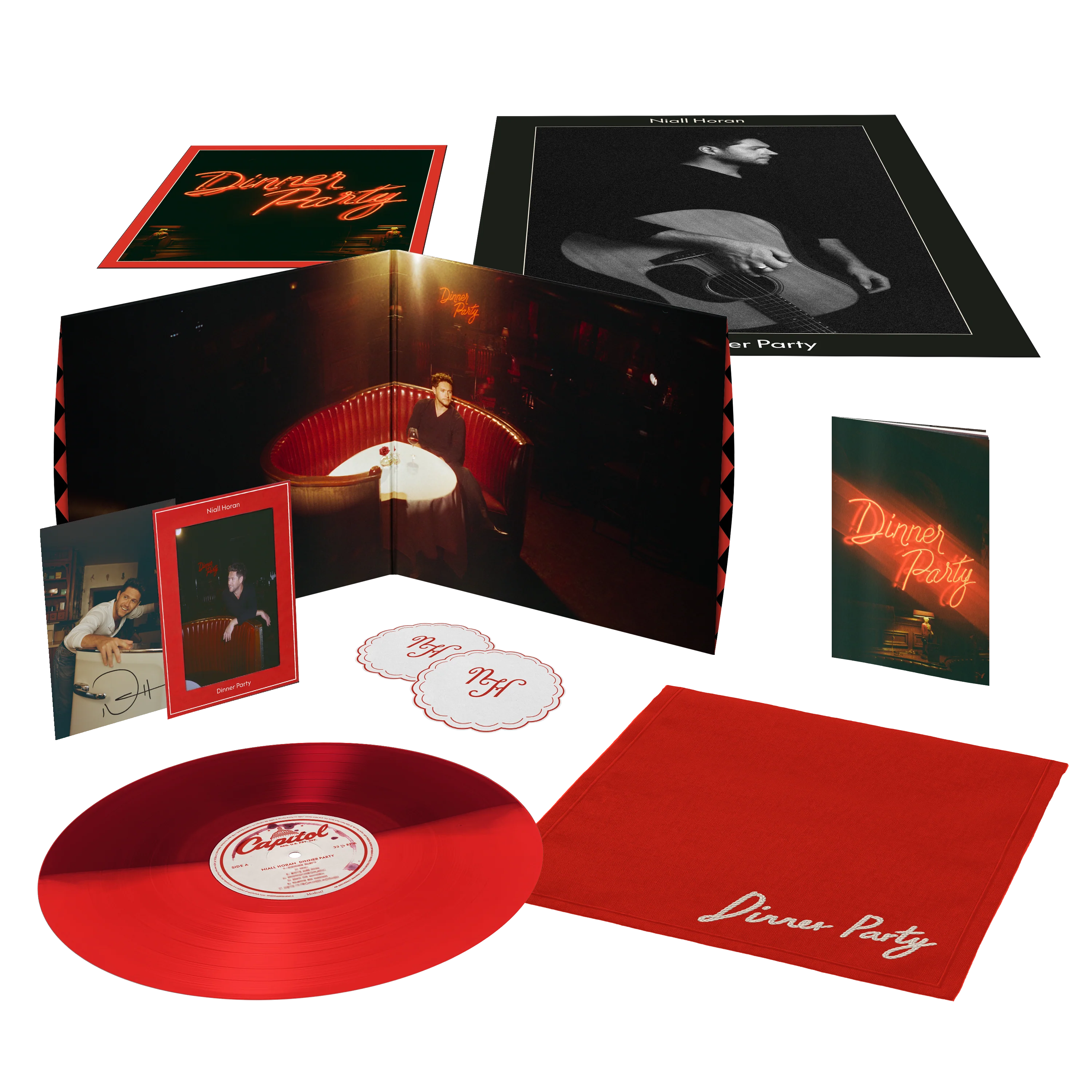 Dinner Party - Red Booth Edition Vinyl + Signed Art Card - Image 3