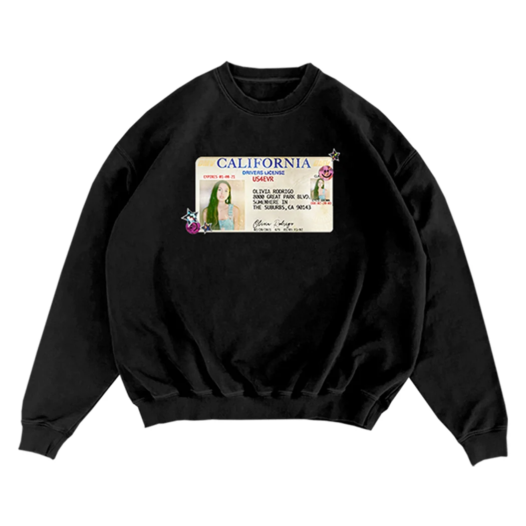 drivers license 5 year anniversary crewneck