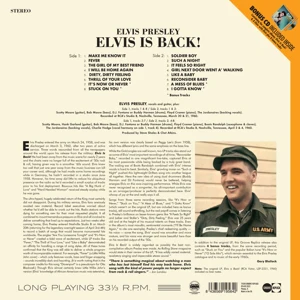 Elvis Is Back! (LP) - Image 2