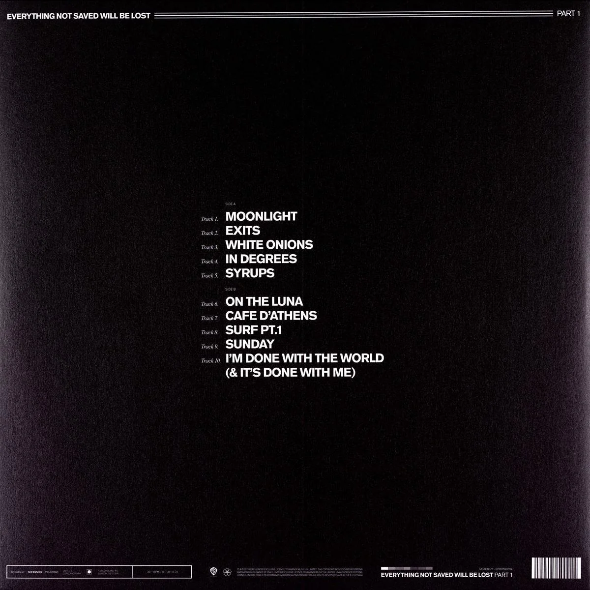 Everything Not Saved...Part I (2LP) - Image 3