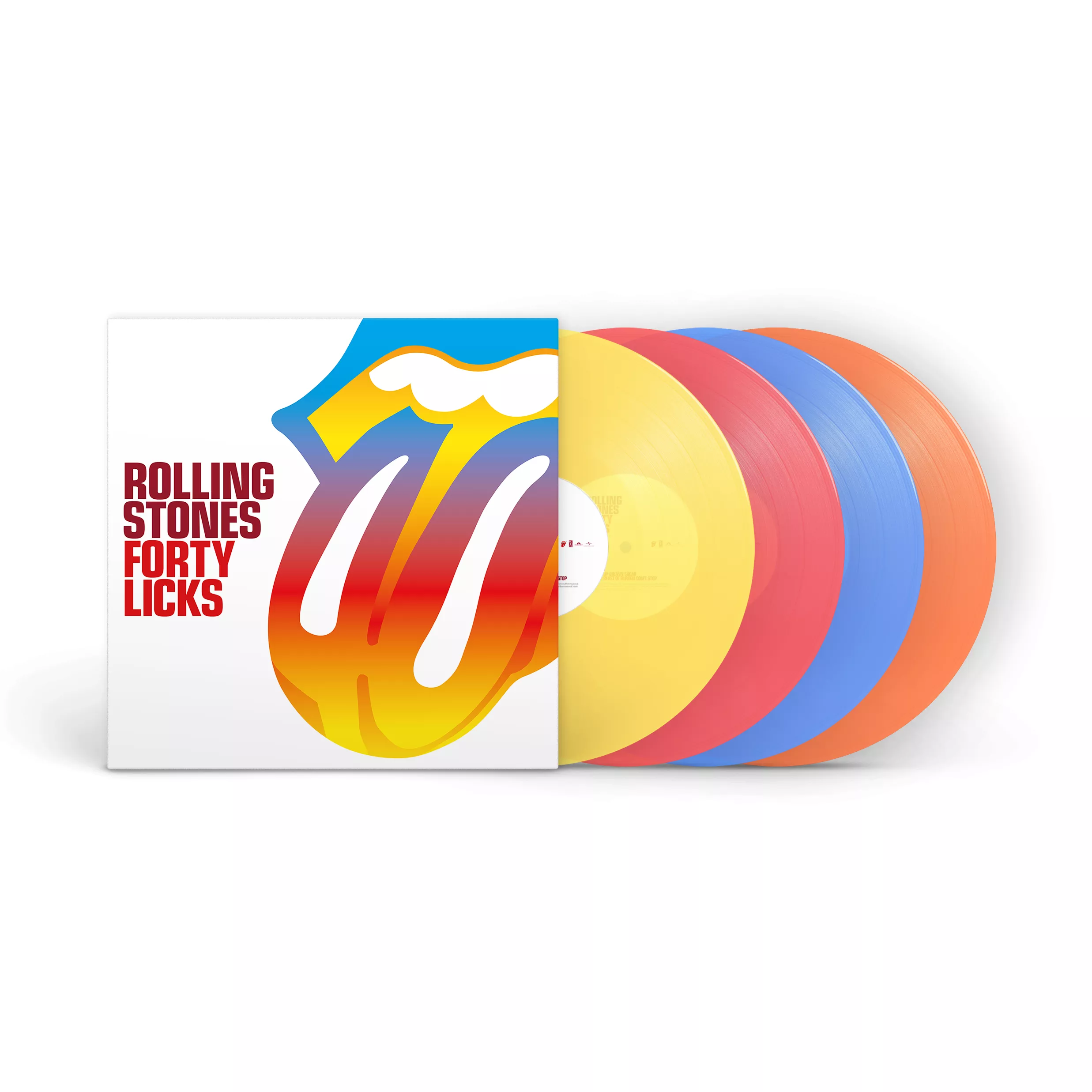 Forty Licks (Transparent Yellow, Red, Blue, Orange 4LP)