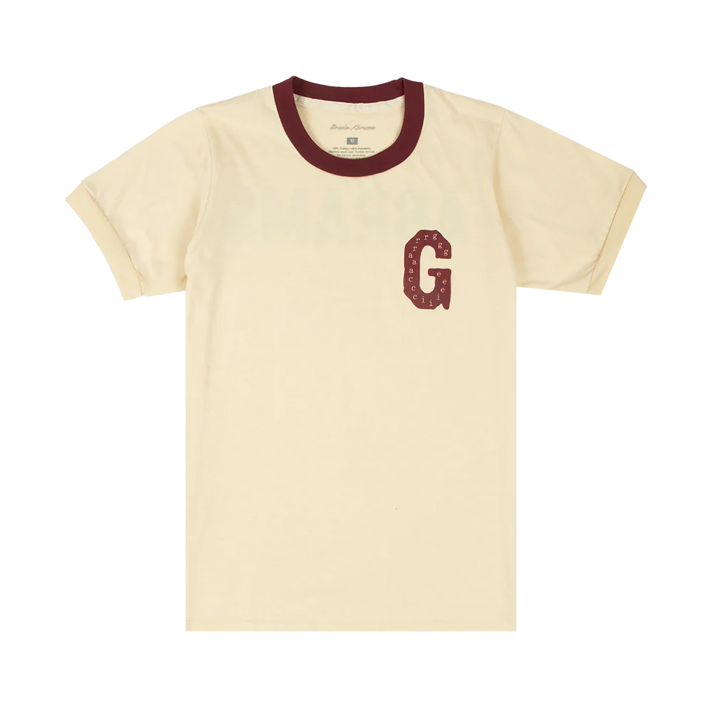 G Abrams Maroon Ringer Unisex T-Shirt