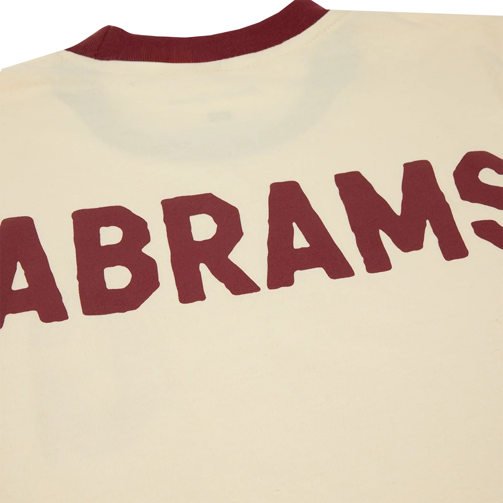 G Abrams Maroon Ringer Unisex T-Shirt - Image 4