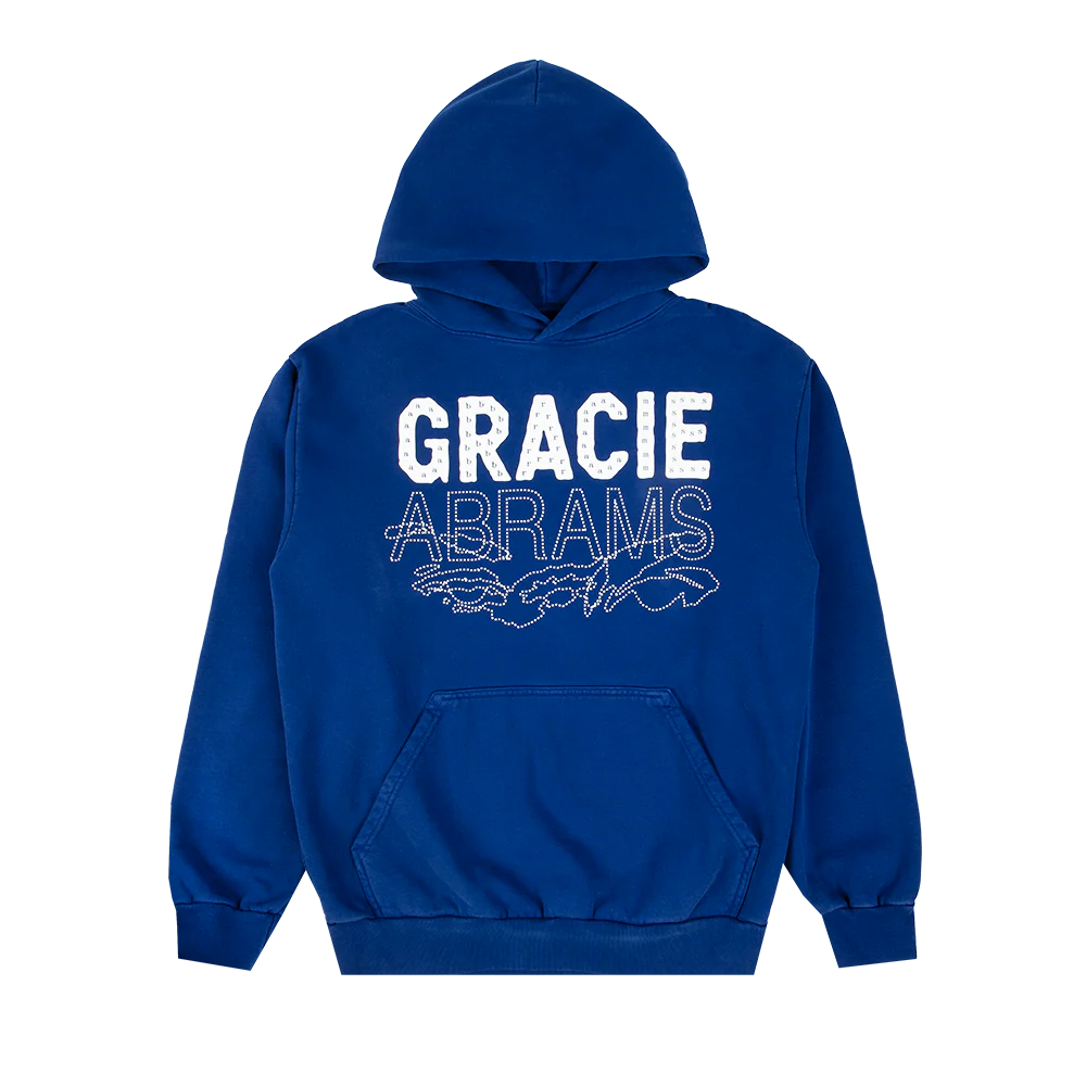 Gracie Abrams Letter Repeat Navy Unisex Hoodie - Image 3