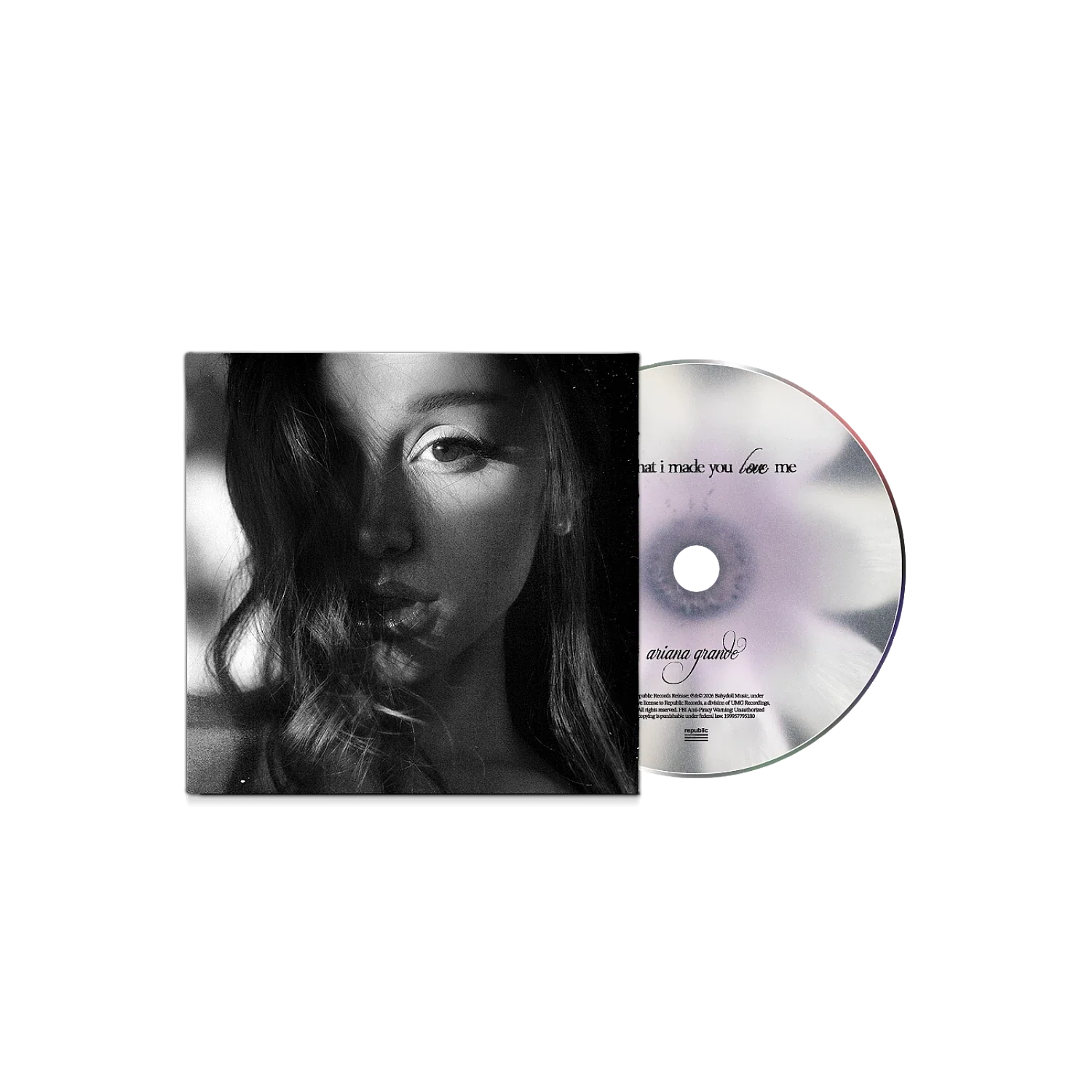 hate that i made you love me - w/ a cappella CD