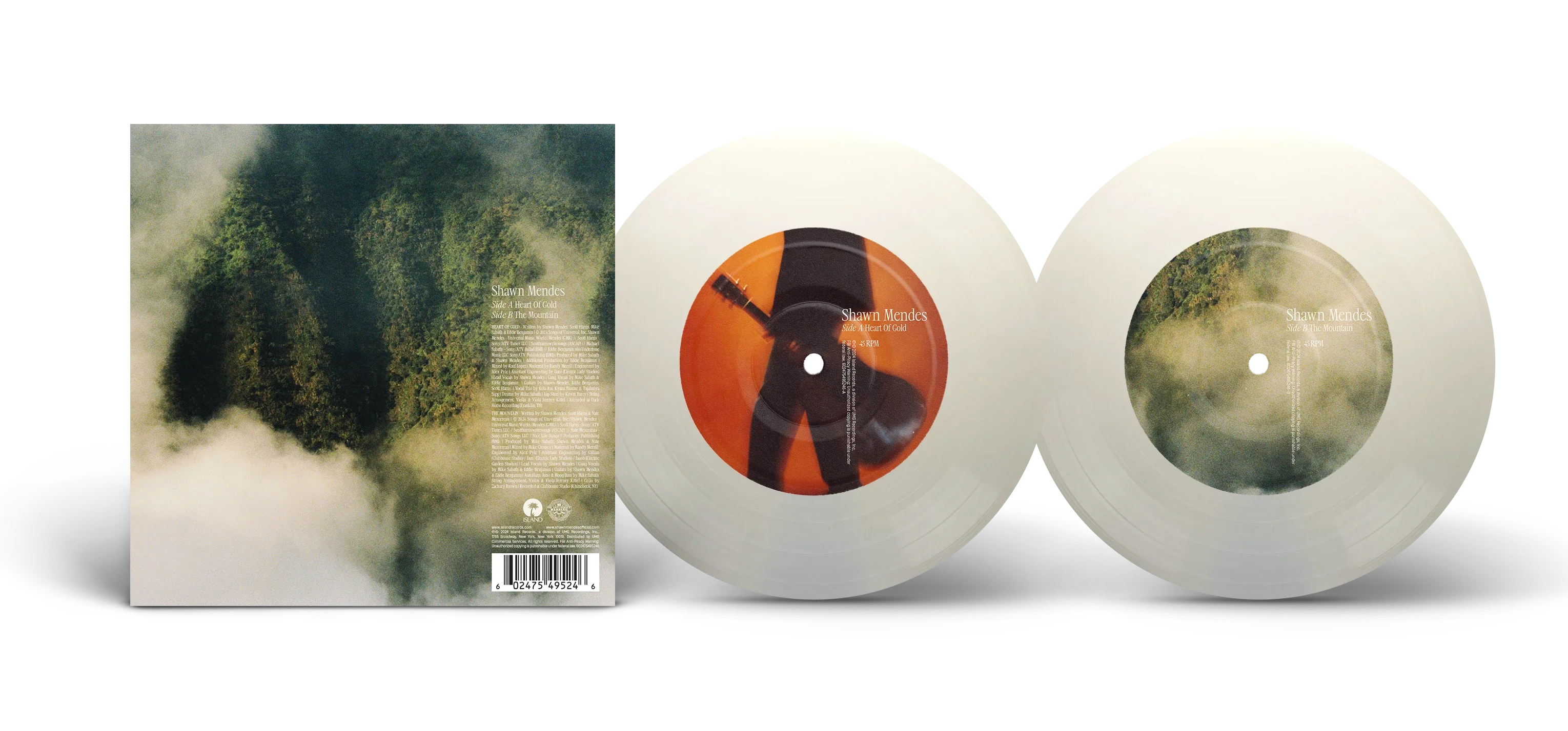 Heart of Gold / The Mountain  7" Single - Image 2