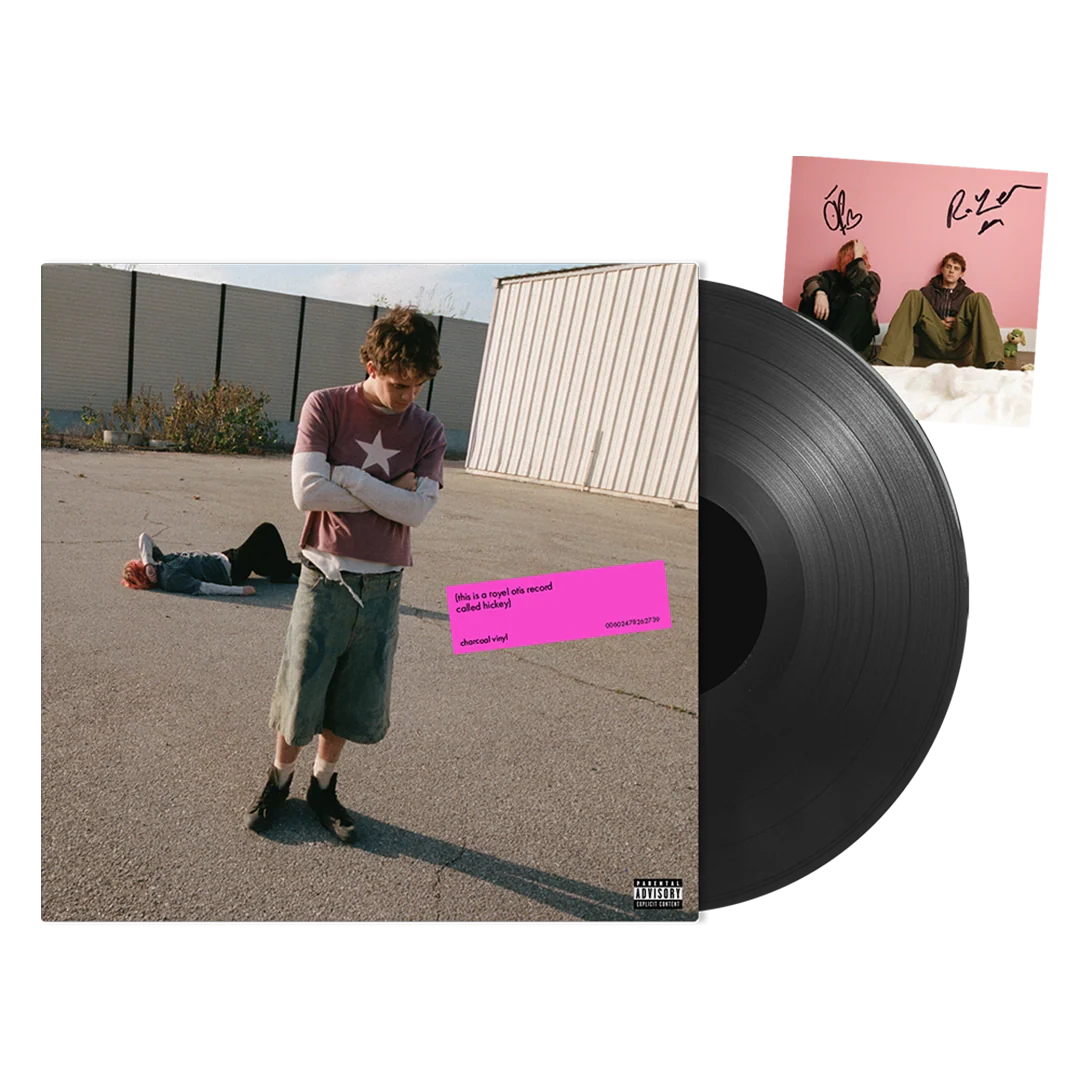 (hickey) standard charcoal vinyl + signed artcard