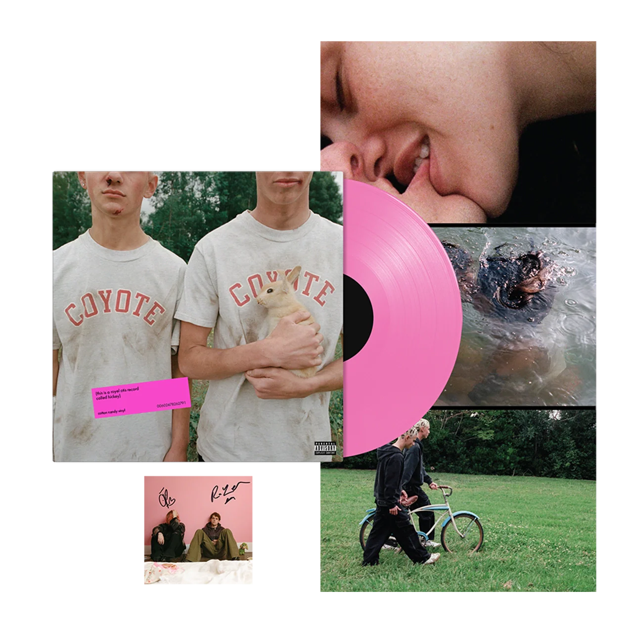(hickey) cotton candy vinyl + signed artcard