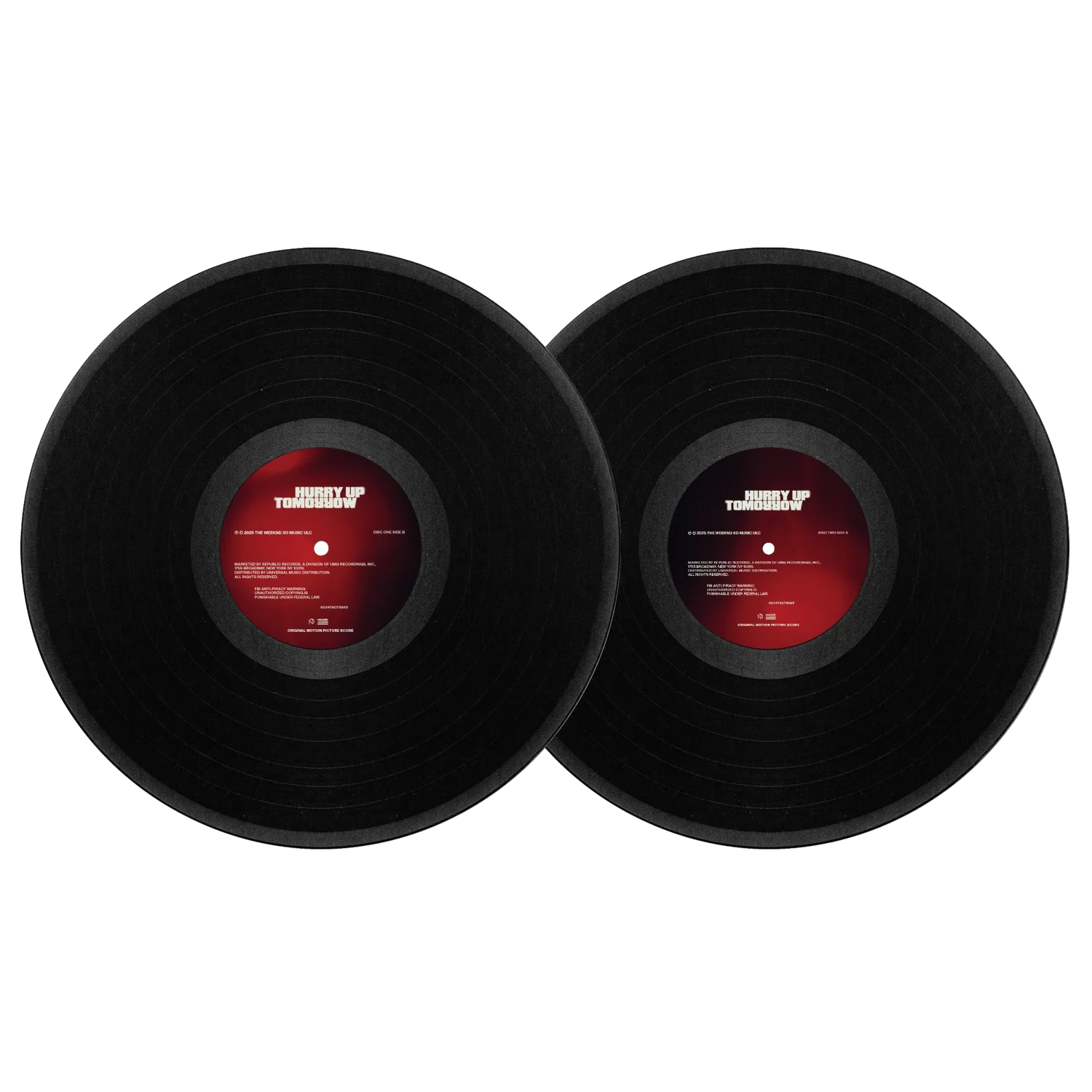 HURRY UP TOMORROW - Score (2LP) - Image 2