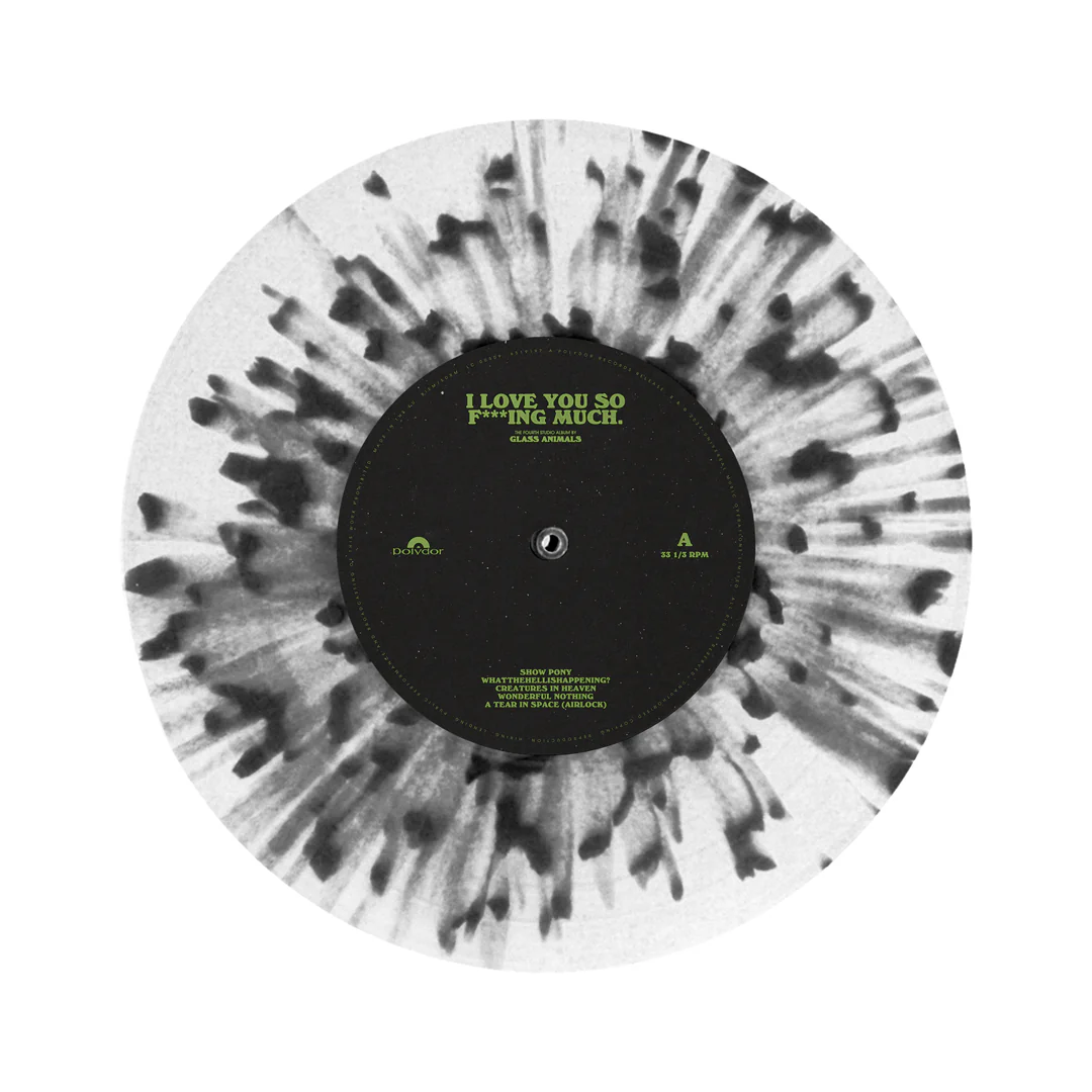 I Love You So F***ing Much Limited Edition Black and Clear Splatter Vinyl - Image 3
