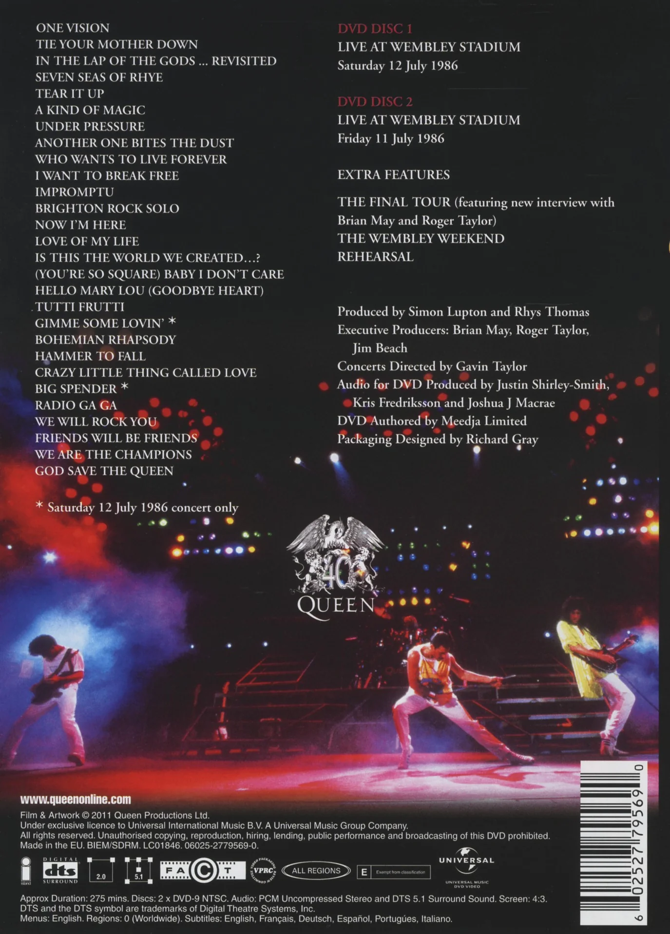 Live At Wembley Stadium (2DVD) - Image 3