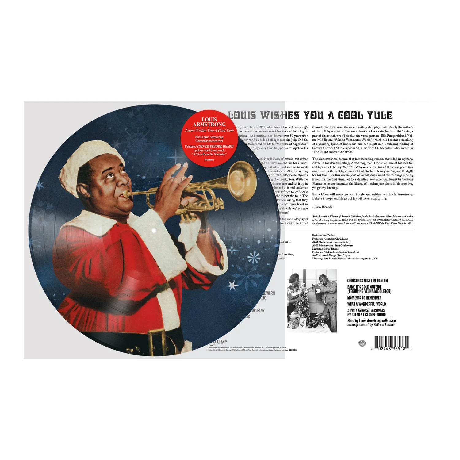 Louis Wishes You a Cool Yule (Picture Disc LP)