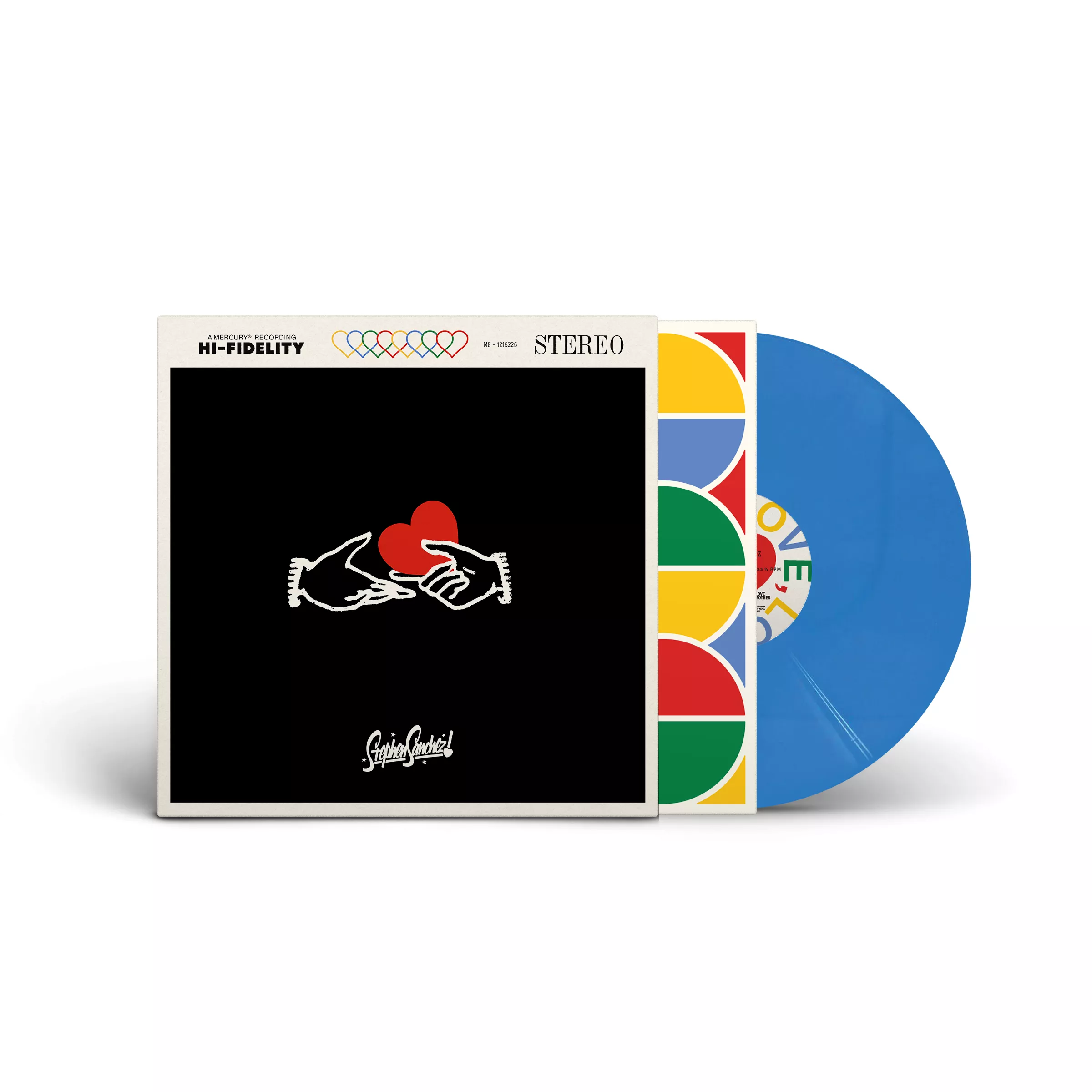 LOVE, LOVE, LOVE Bright Blue Vinyl