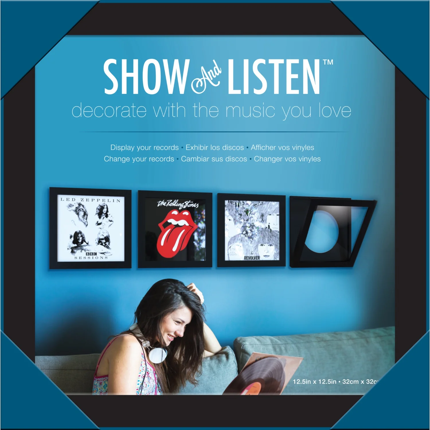 LP Flip Frame - Black - Image 2