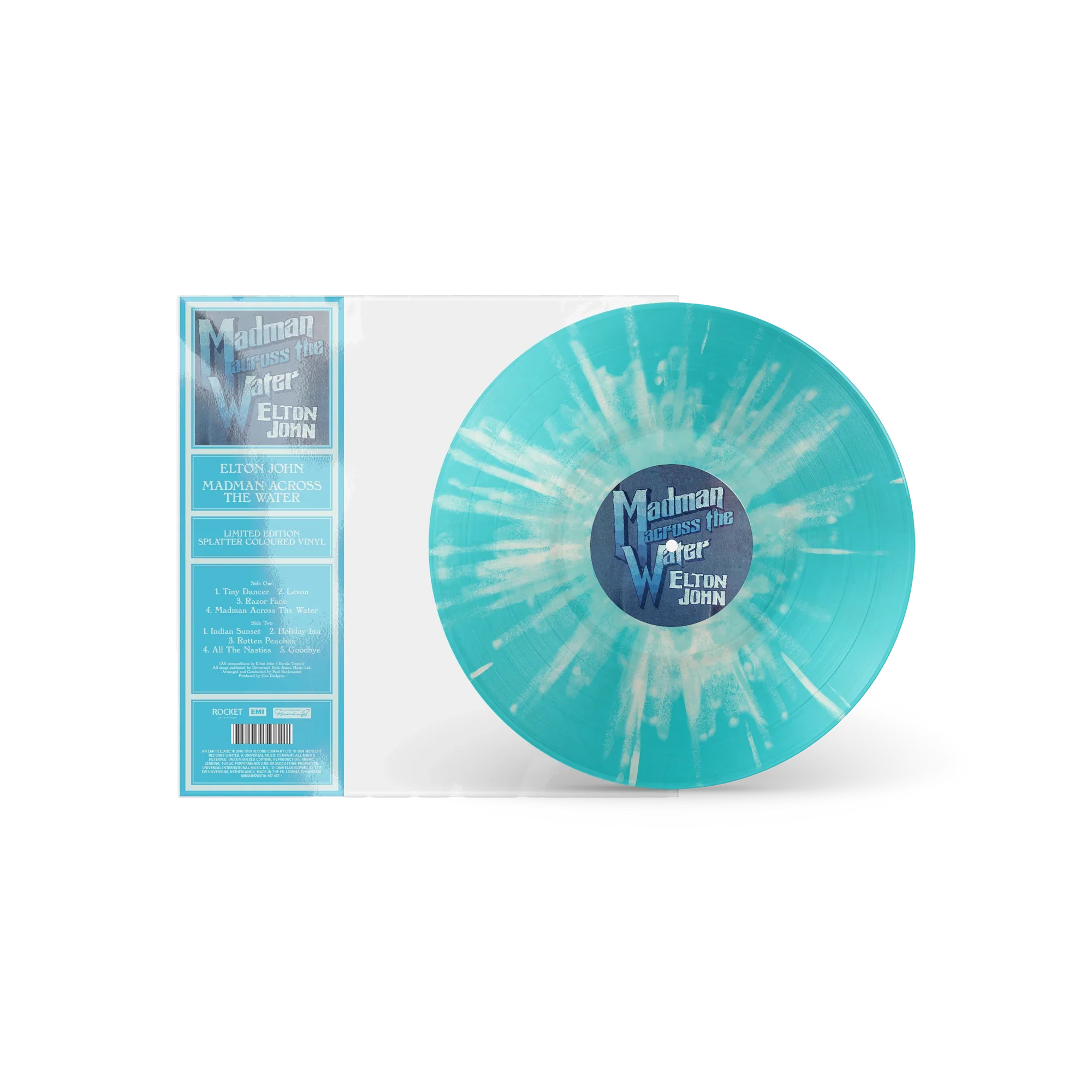 Madman Across The Water (Blue & White Splatter LP)
