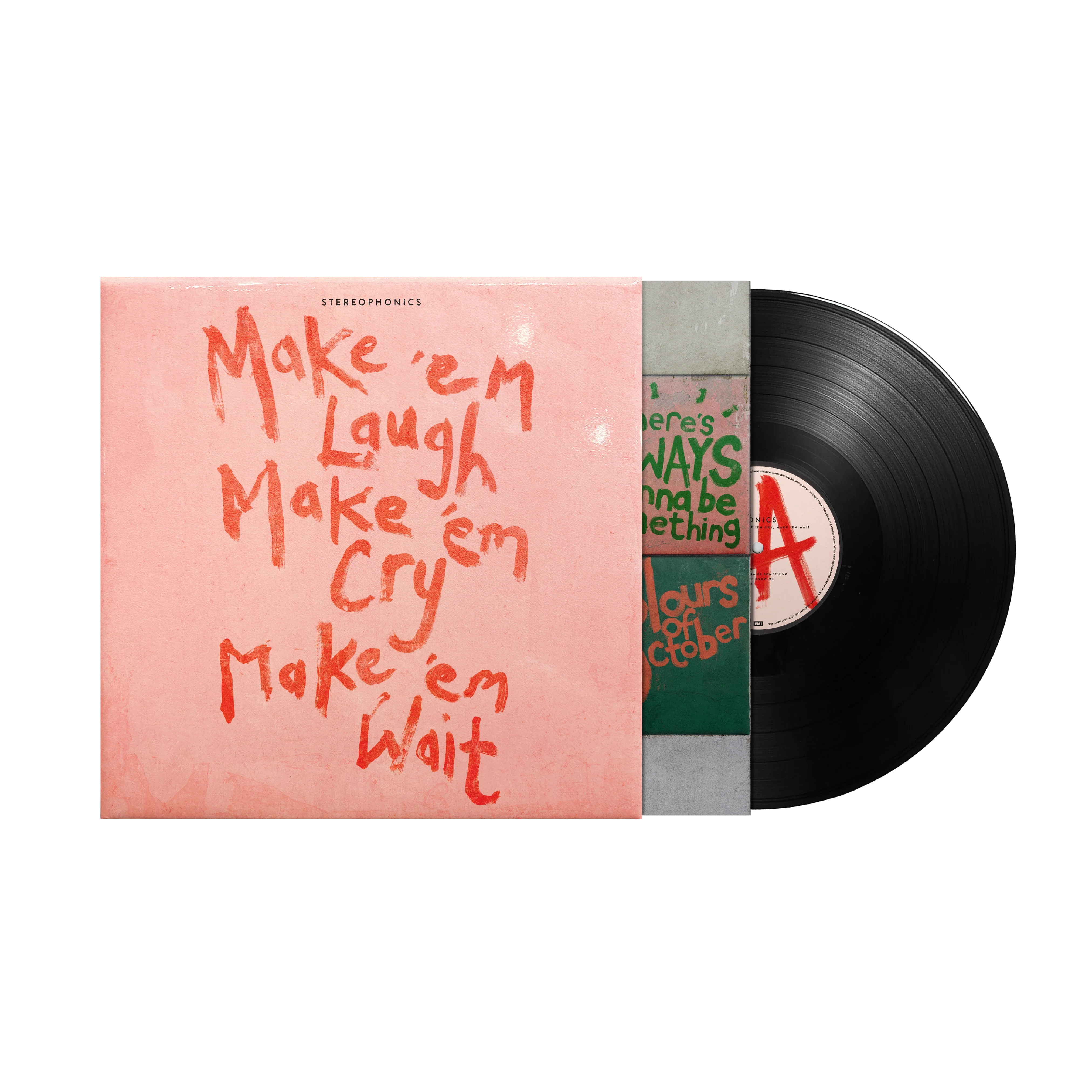 Make 'em Laugh Make 'em Cry Make 'em Wait: Recycled Black Vinyl