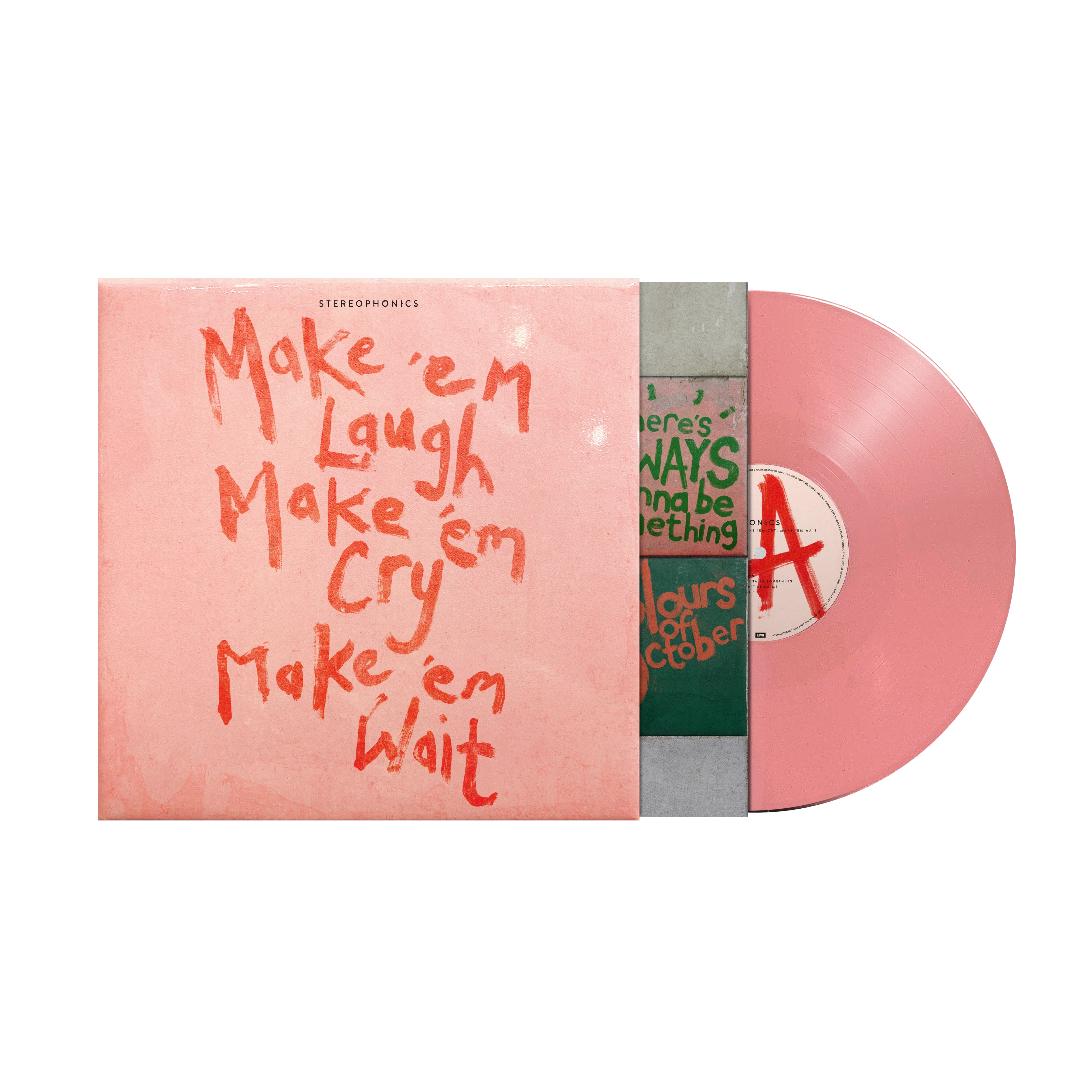 Make 'em Laugh Make 'em Cry Make 'em Wait: Translucent Pink Vinyl