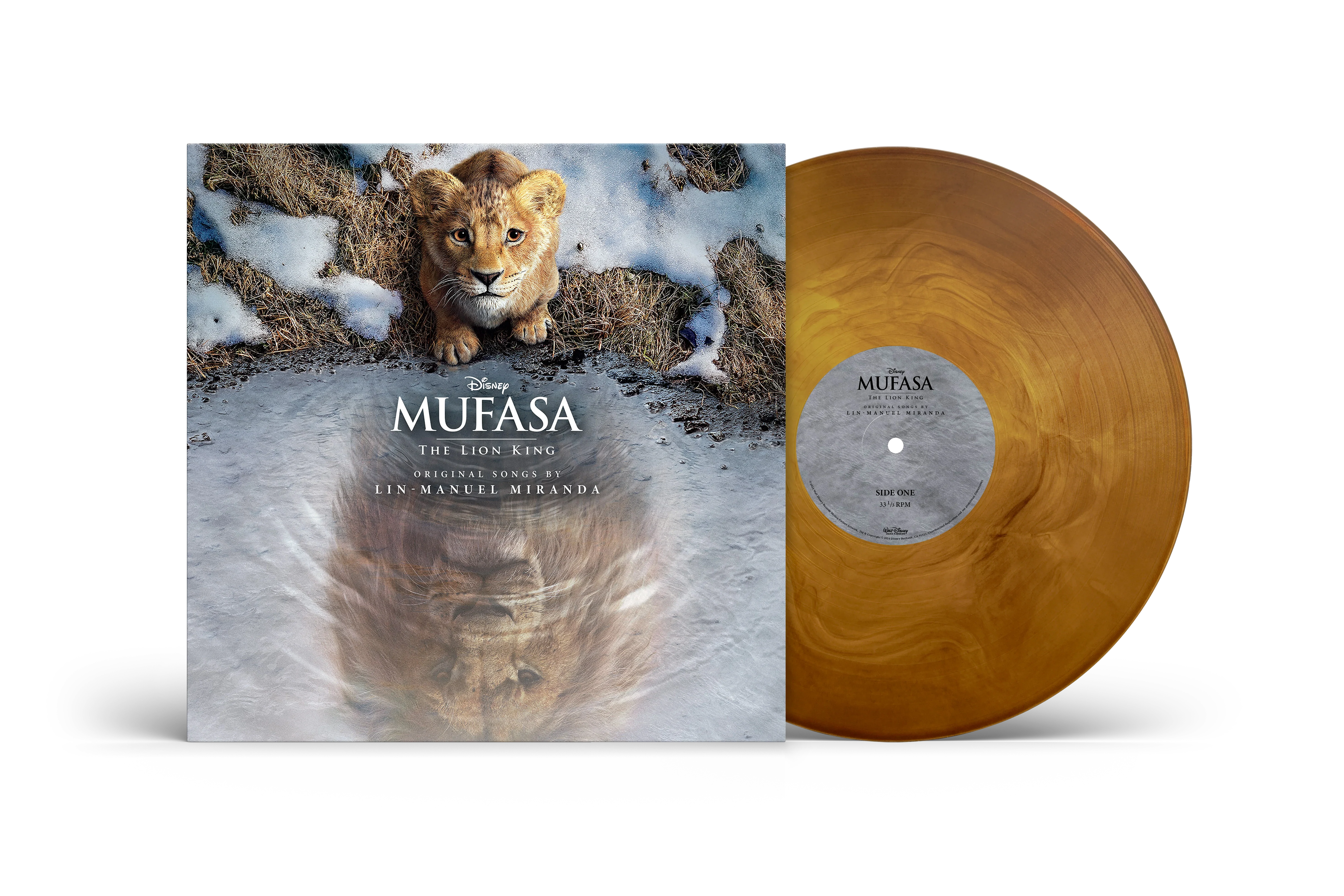 Mufasa: The Lion King (Original Motion Picture Soundtrack Transparent Yellow & Brown LP)
