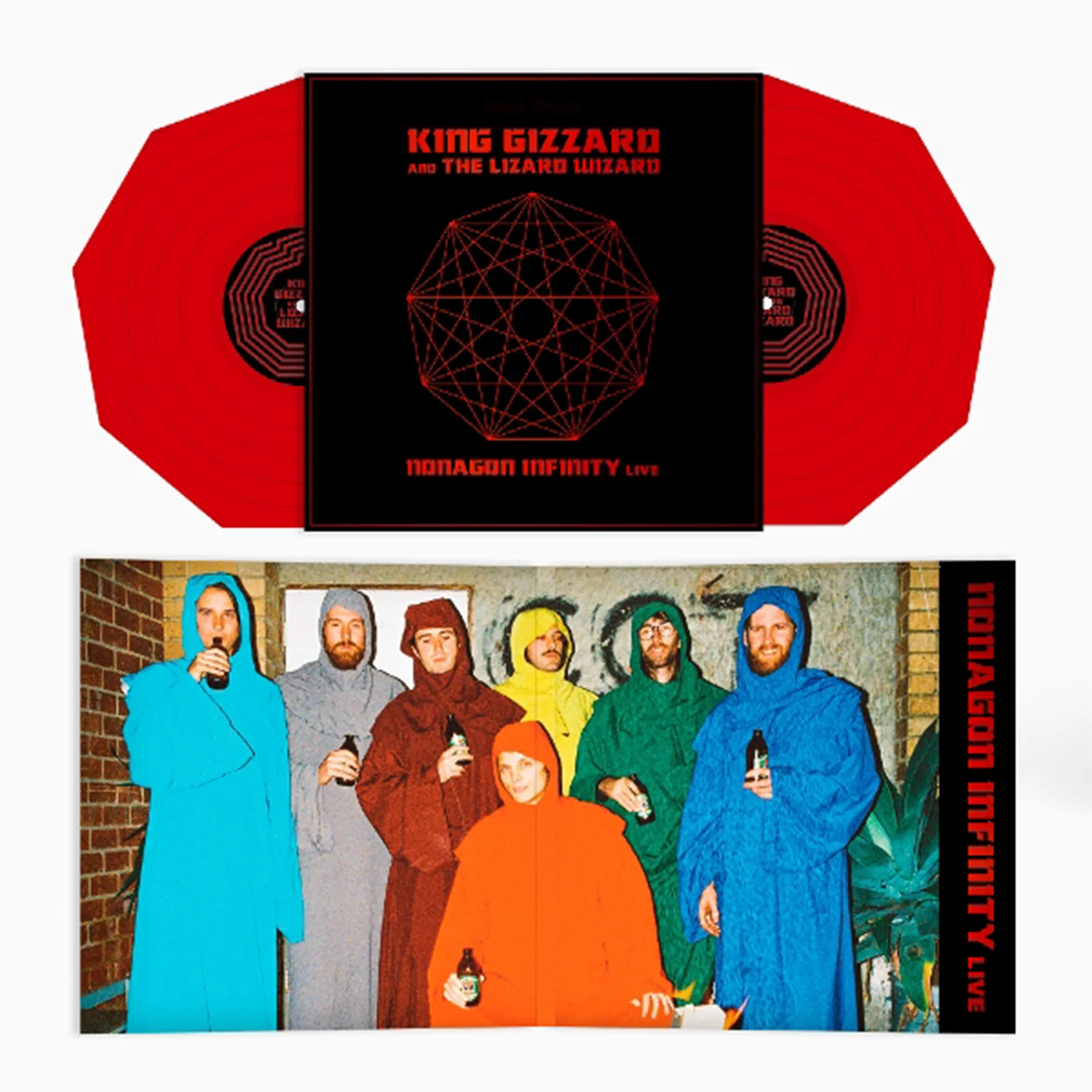 Nonagon Infinity Live (Clear Red 2LP)