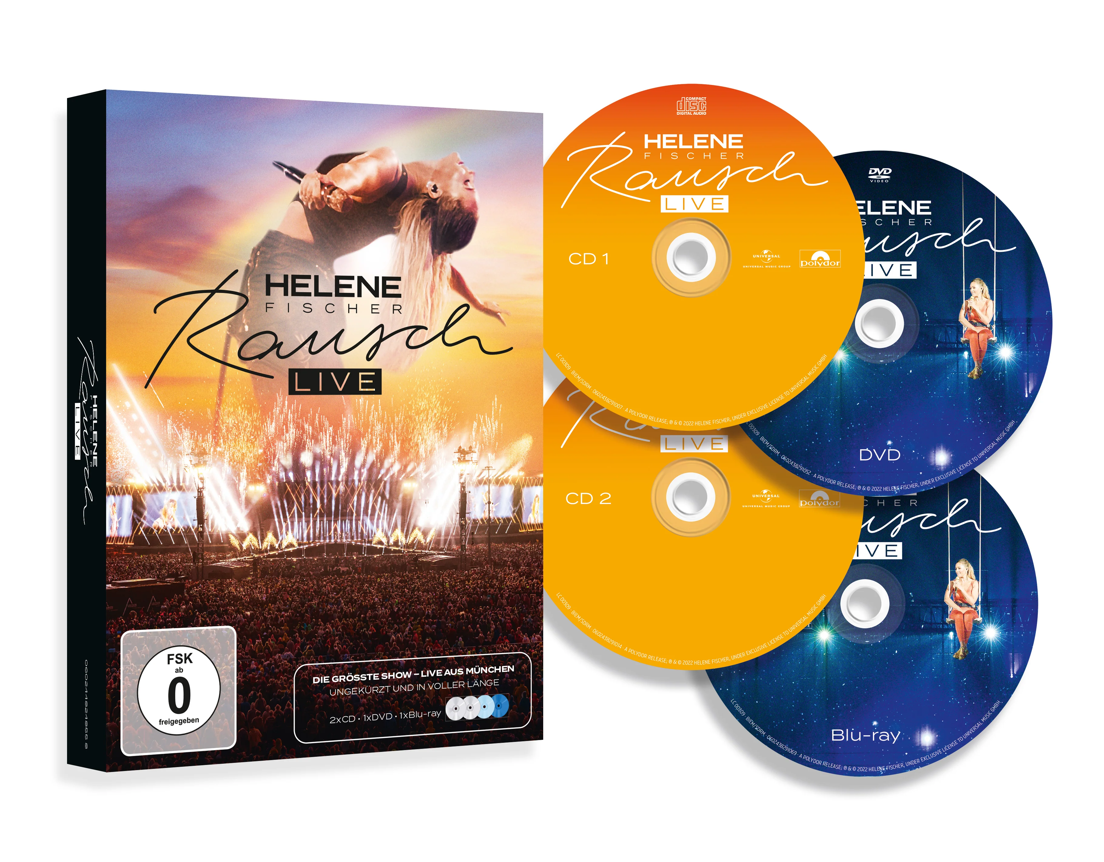 Rausch - Live aus München (2CD+DVD+Blu-ray )