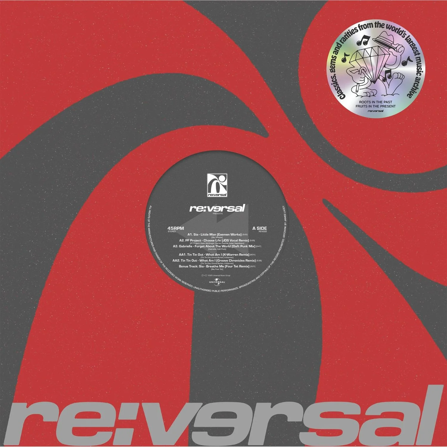 RE:VERSAL 002 (vinyl maxisingle 12" 45 rpm) - Image 2