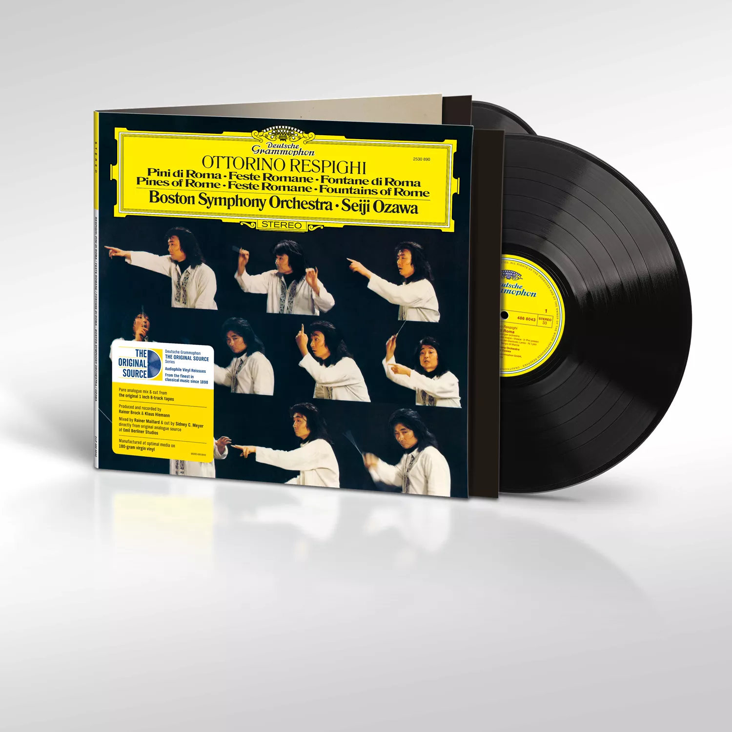 Respighi: Pines of Rome, P. 141; Roman Festivals, P. 157; Fountains of Rome, P. 106 (2LP)