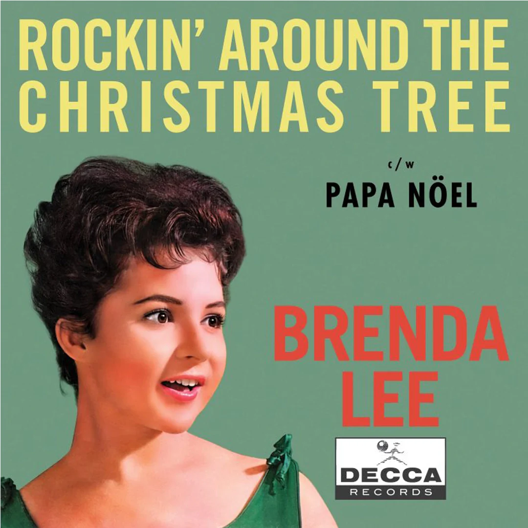 Rockin' Around The Christmas Tree / Papa Nöel (Store Exclusive Translucent Emerald 7Inch) - Image 2
