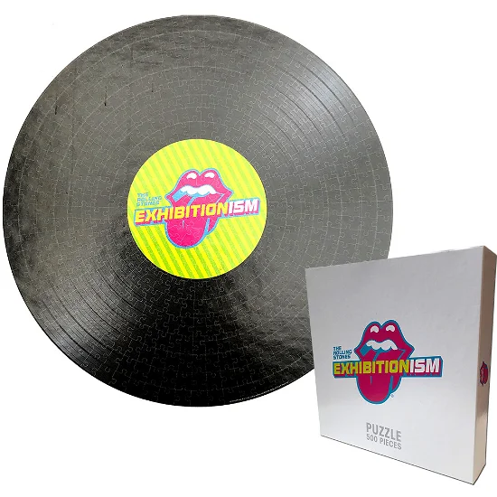 Rolling Stones Exhibitionism (Record 500 Piece Jigsaw Puzzle)