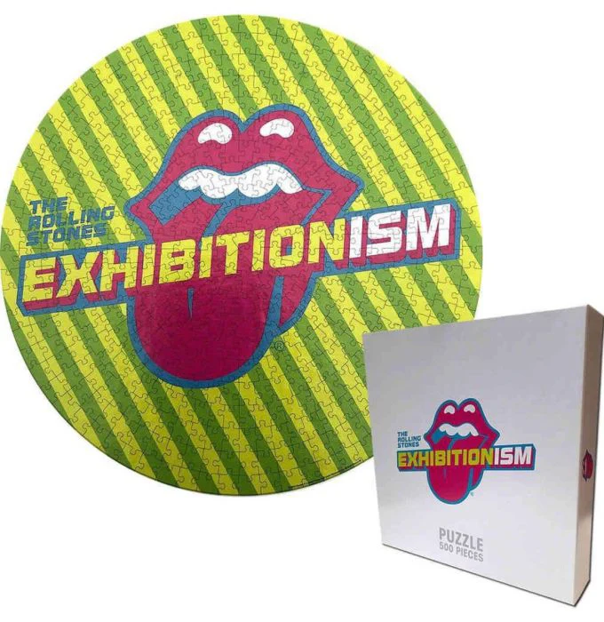 Rolling Stones Exhibitionism (Round 500 Piece Jigsaw Puzzle)