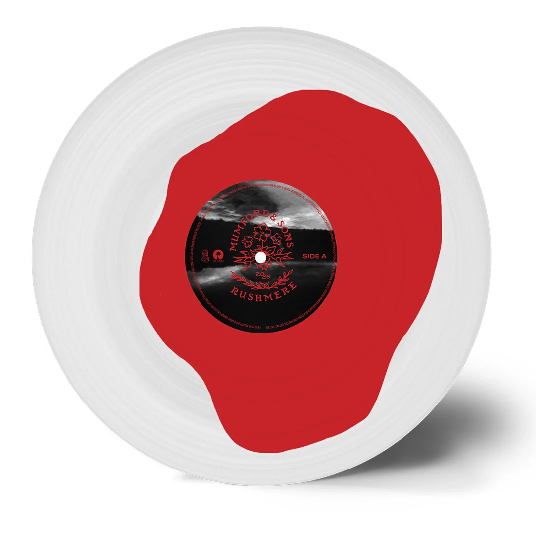 RUSHMERE: Monochrome Red on Clear Vinyl LP + Signed Art Card - Image 2