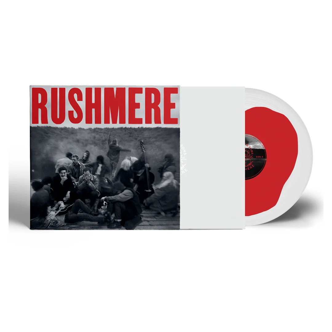 RUSHMERE: Monochrome Red on Clear Vinyl LP + Signed Art Card - Image 3