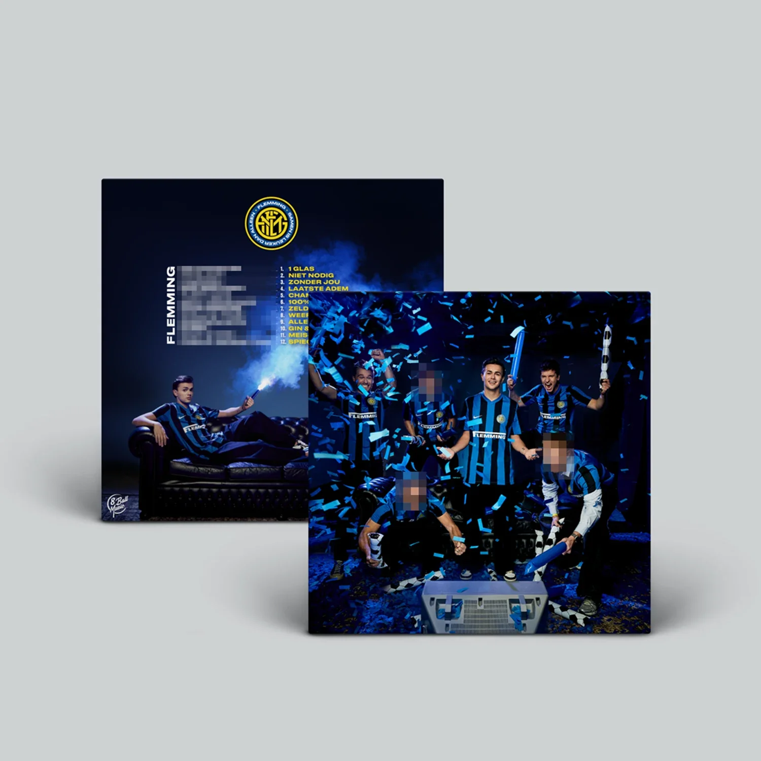 Samen Is Leuker Dan Alleen (Blue & Black Smoke LP) + Signed Art Card - Image 4