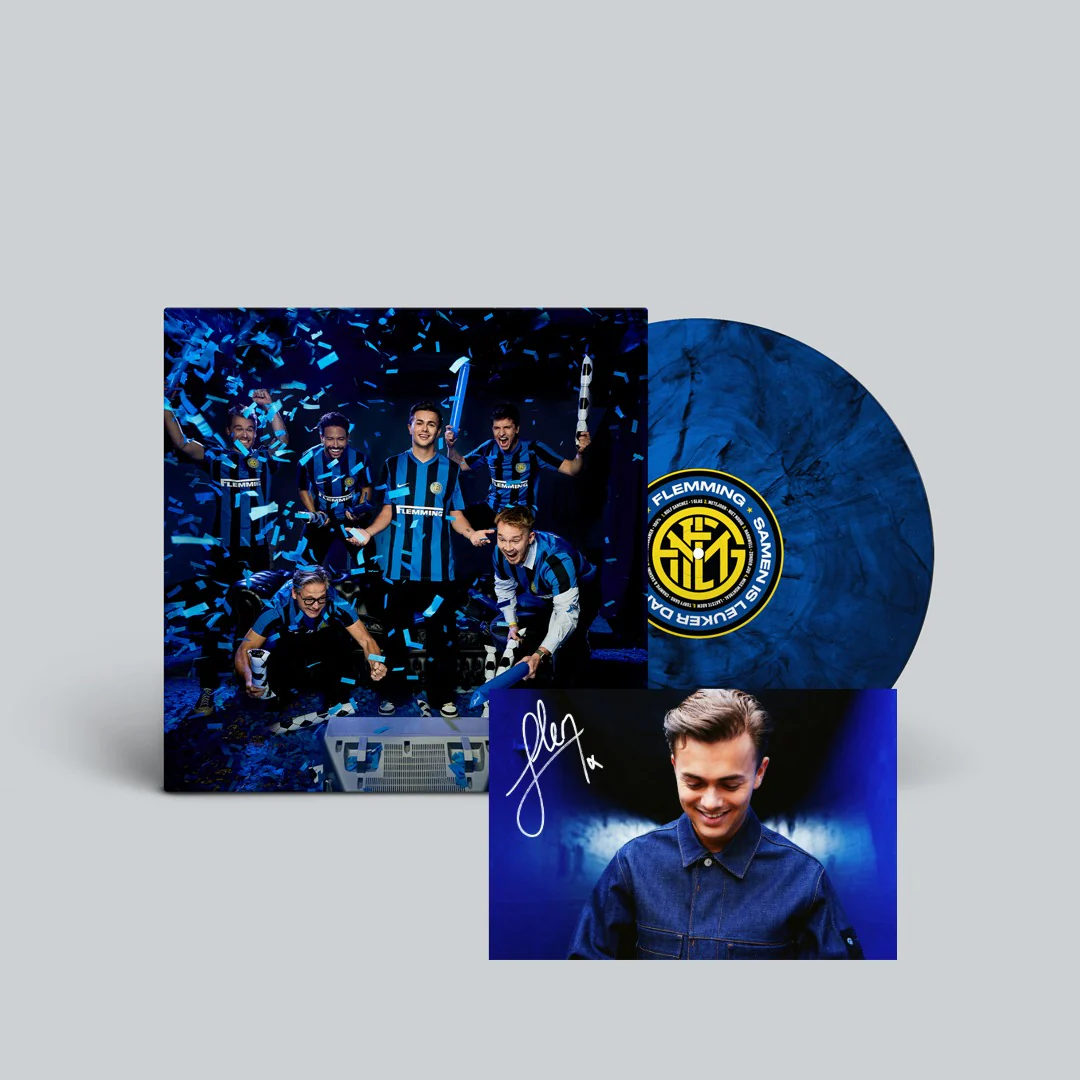 Samen Is Leuker Dan Alleen (Blue & Black Smoke LP) + Signed Art Card